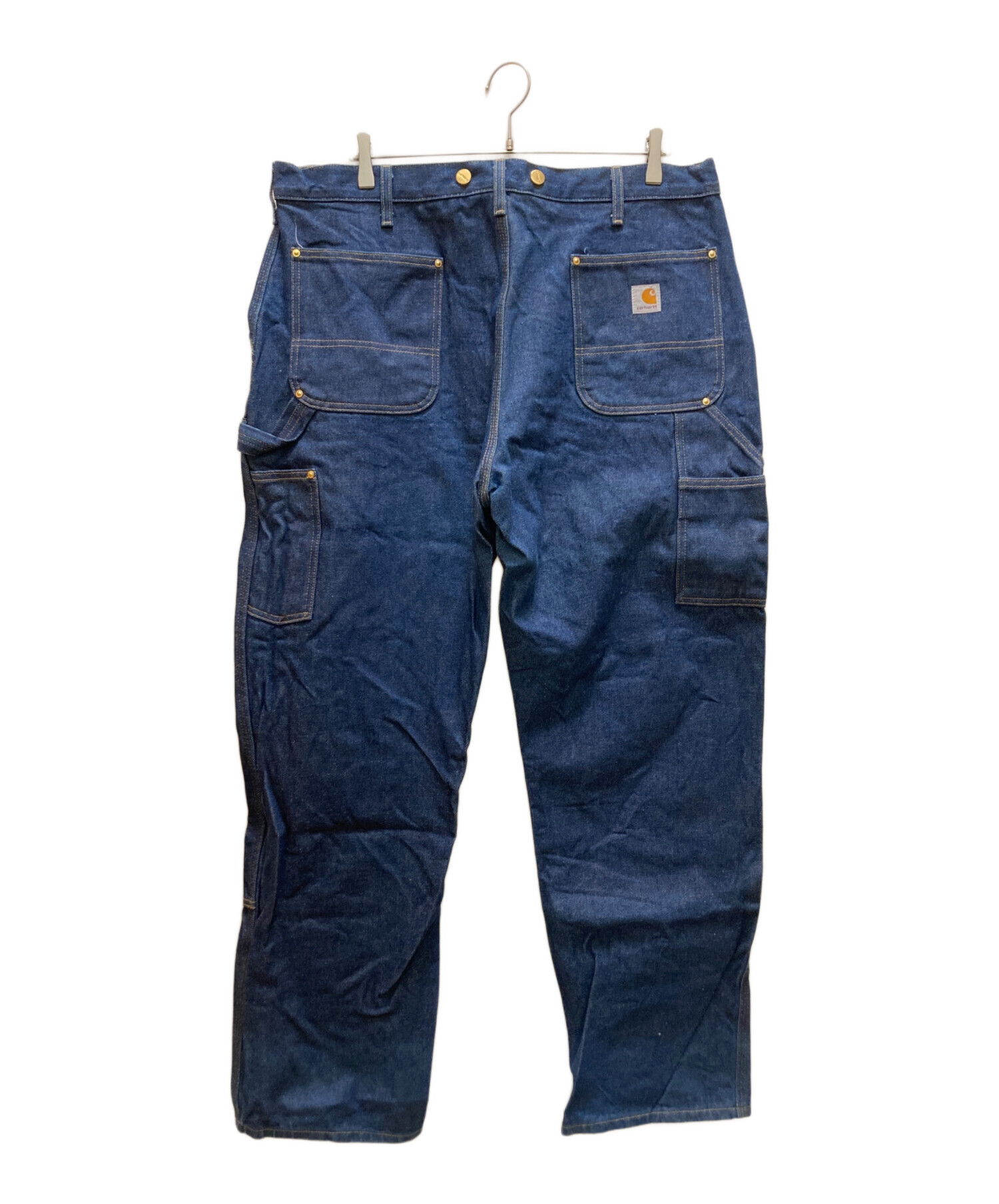 R*様 カーハート ダブルニー デニム ペインター ワークパンツ 古着 ダメージ 古着 カーハート Carhartt ダブルニー デニムペインターパンツ メンズ