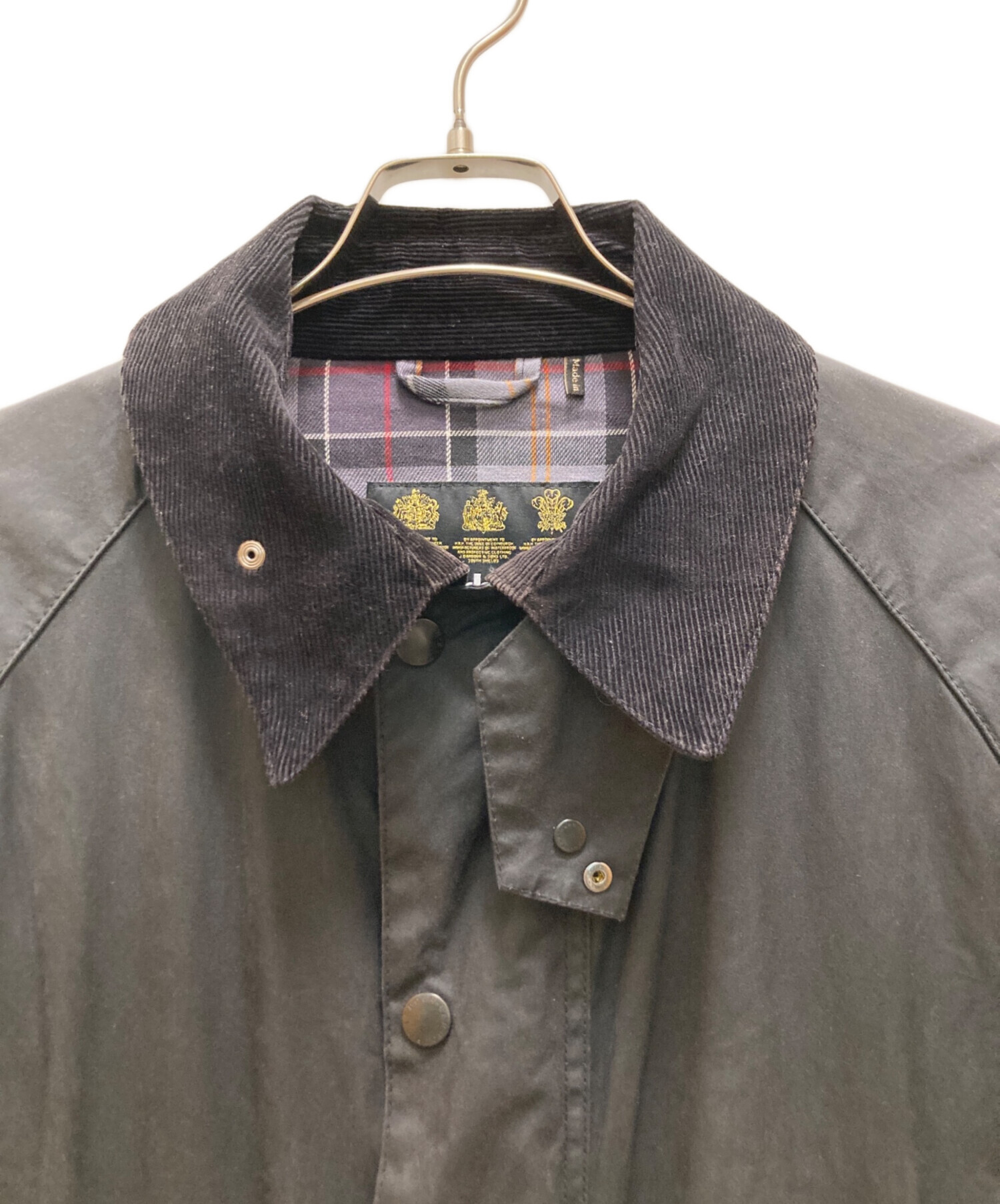 中古・古着通販】Barbour (バブアー) GAMEFAIR WAX JACKET ブラック 