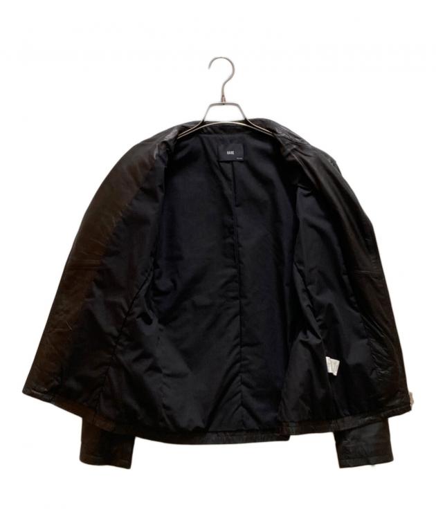中古・古着通販】HARE (ハレ) ラムレザーダブルライダースジャケット