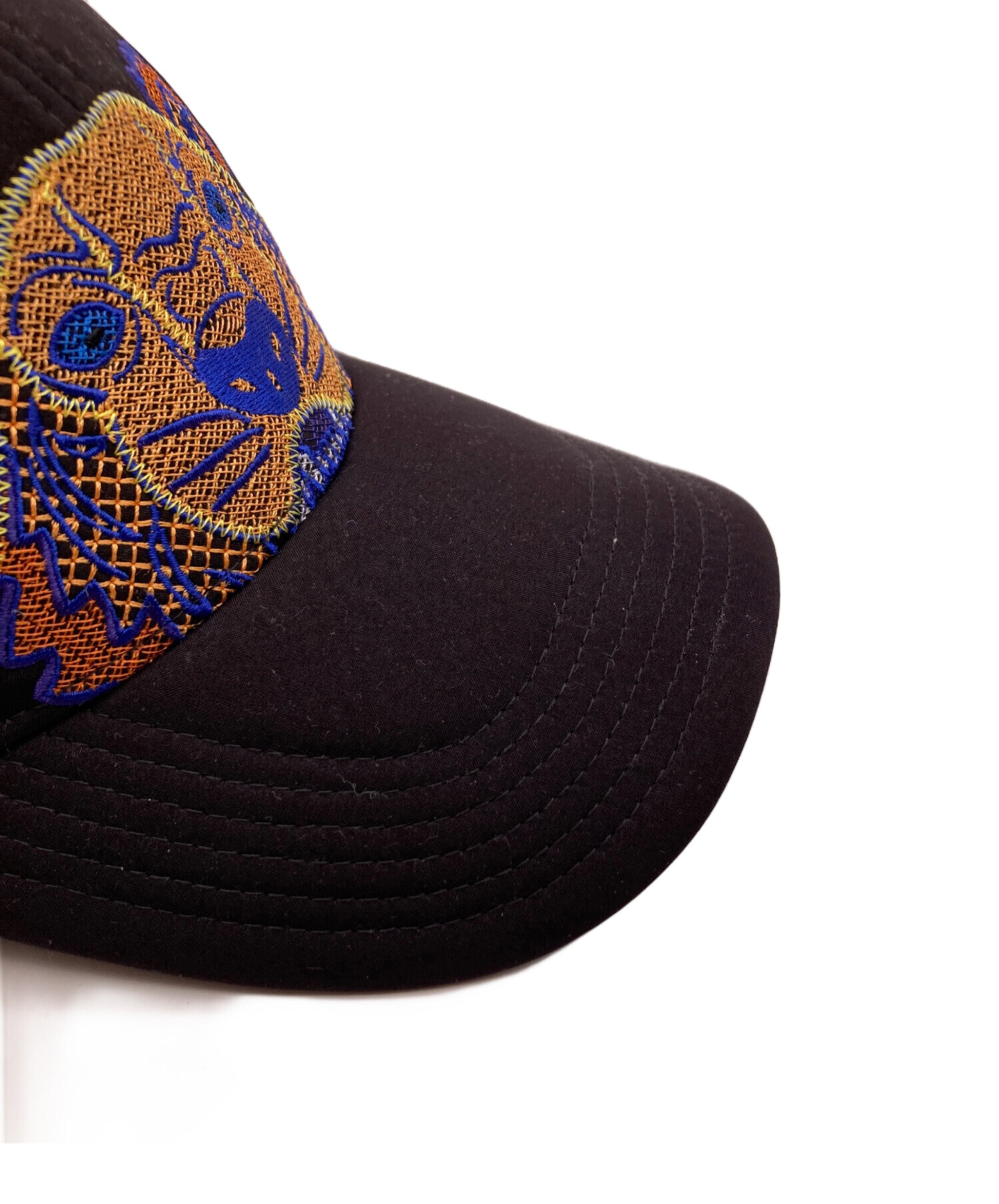 中古・古着通販】KENZO (ケンゾー) タイガー刺繍キャップ ブラック