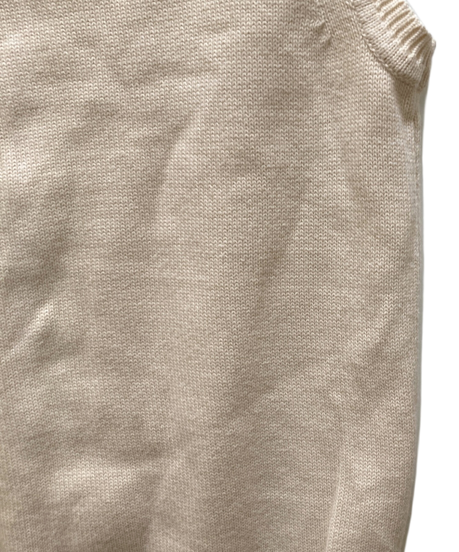 中古・古着通販】CarHartt (カーハート) Vネックニットベスト ベージュ