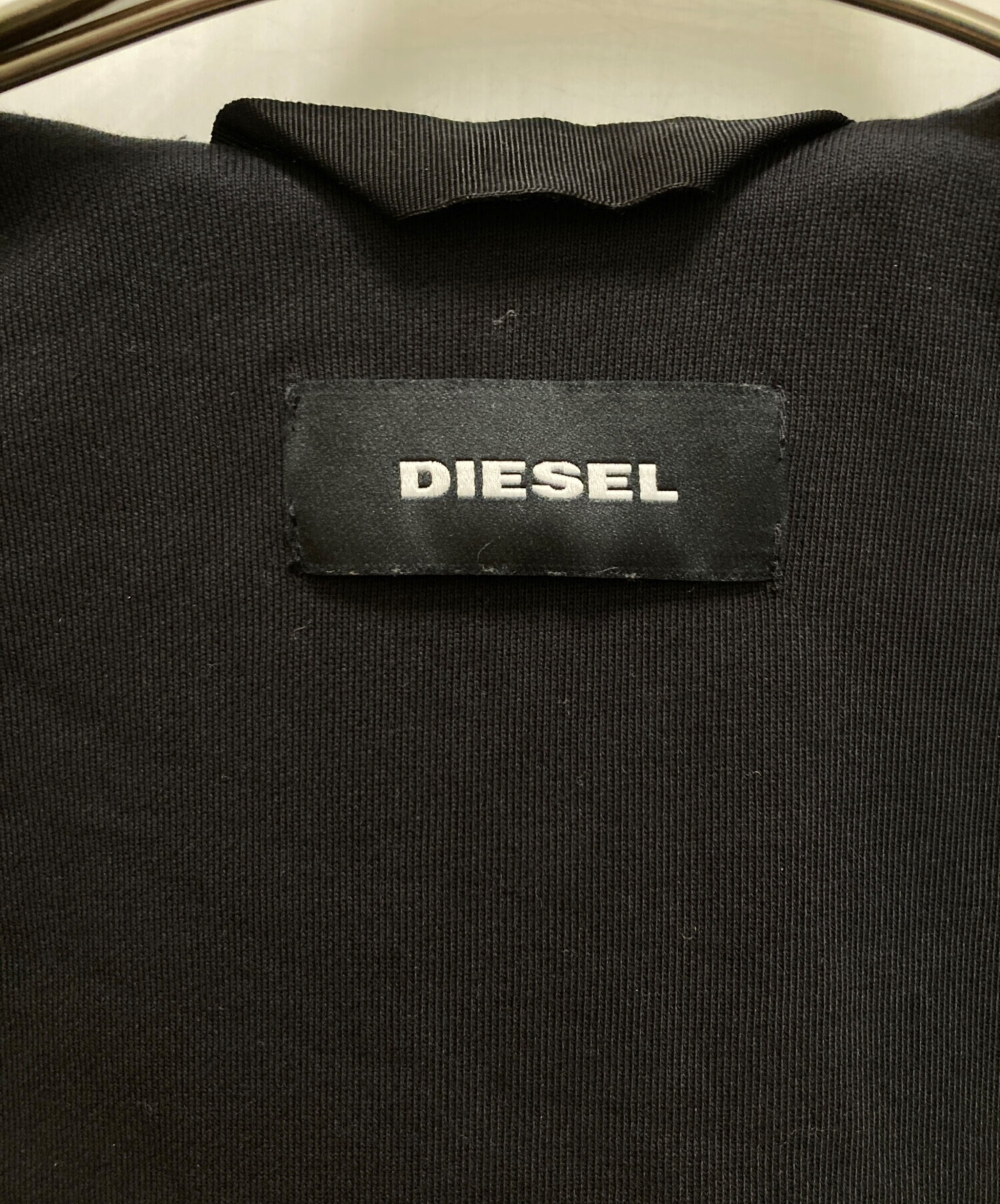 中古・古着通販】DIESEL (ディーゼル) 異素材ドッキングフーディー 