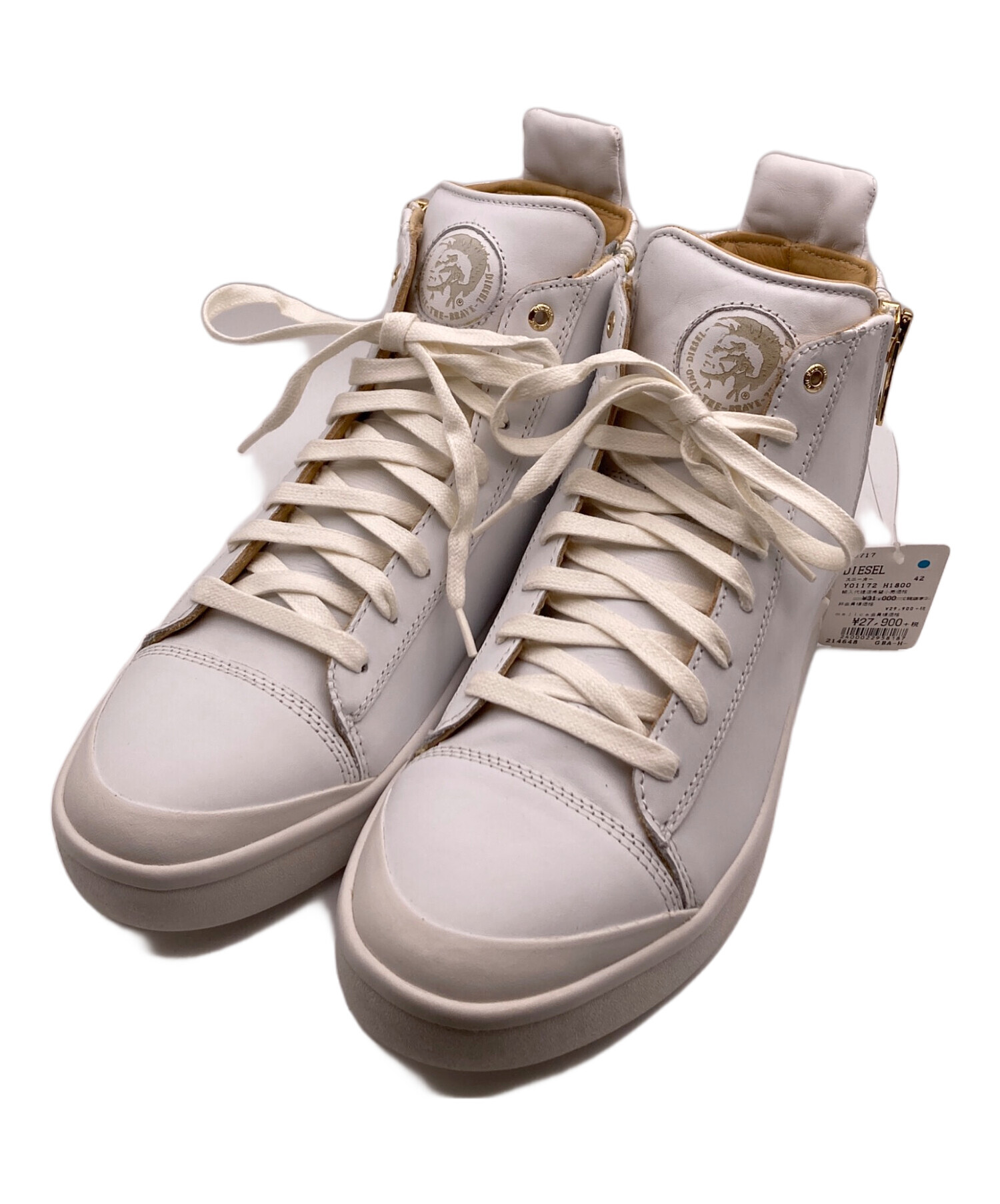 中古・古着通販】DIESEL (ディーゼル) サイドジップハイカット