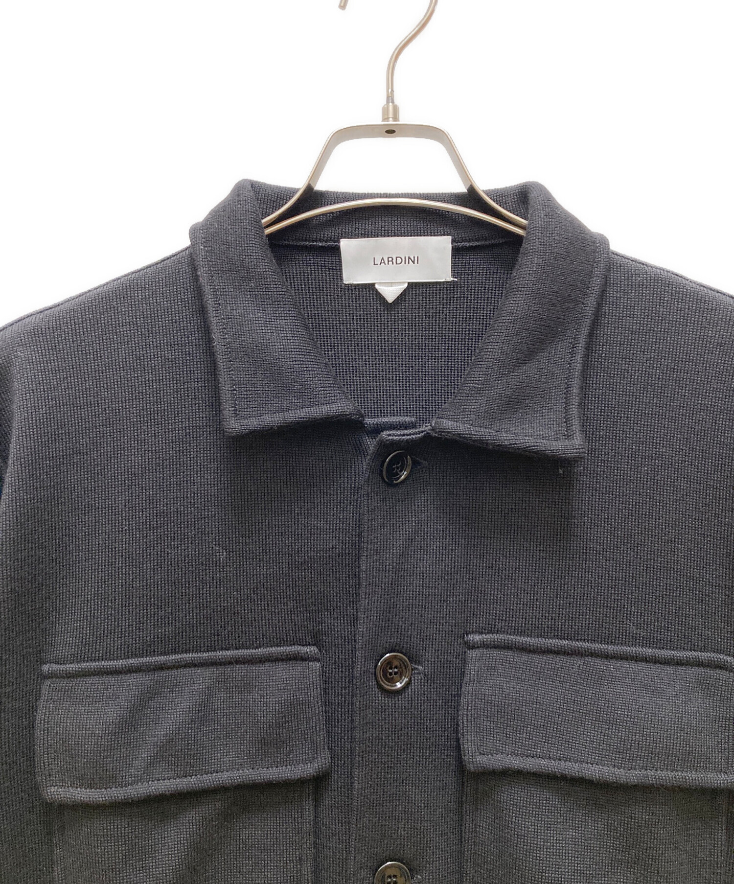 中古・古着通販】LARDINI (ラルディーニ) ニットジャケット ブラック