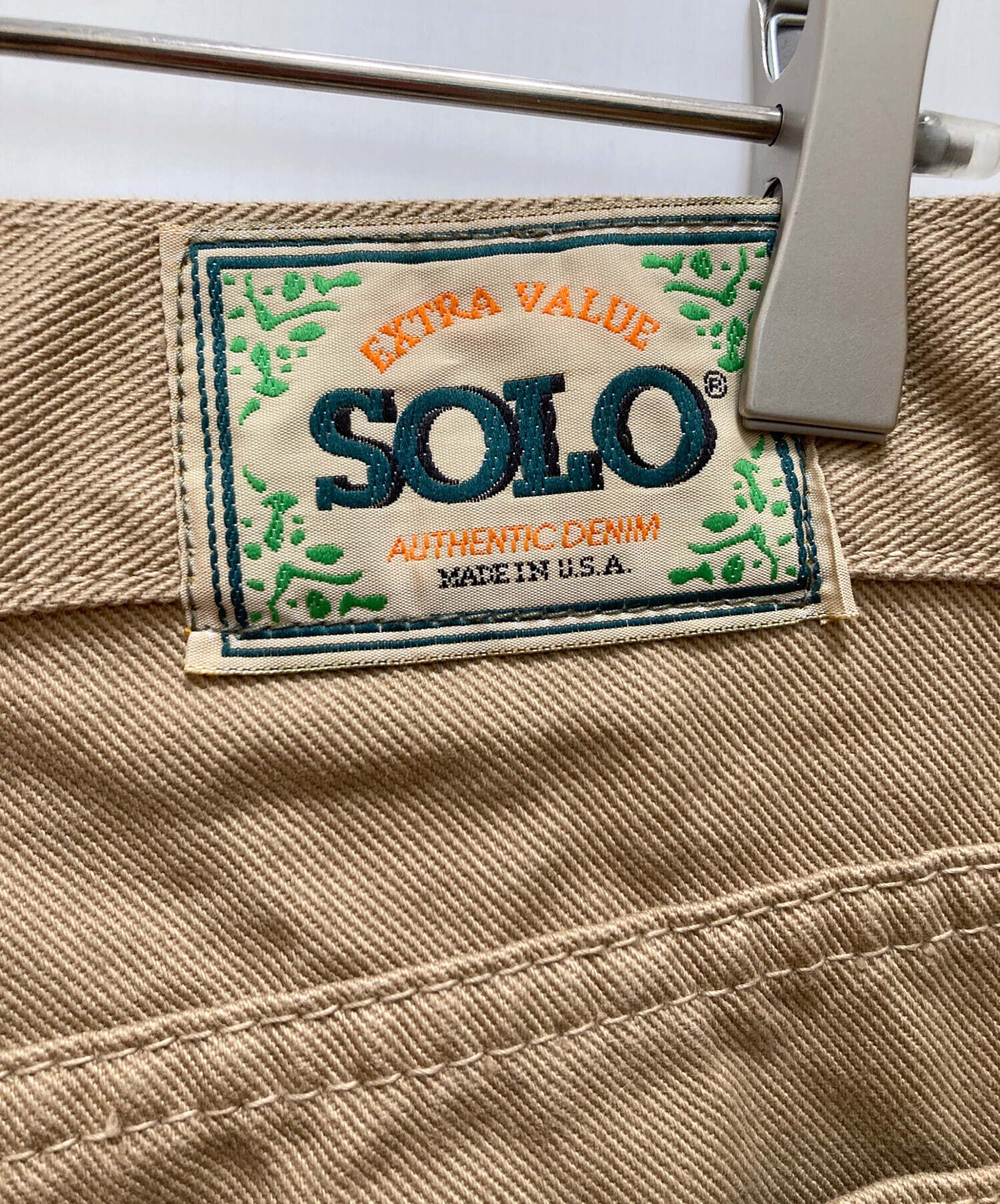 中古・古着通販】SOLO PLUS (ソロプラス) オールドバギーパンツ