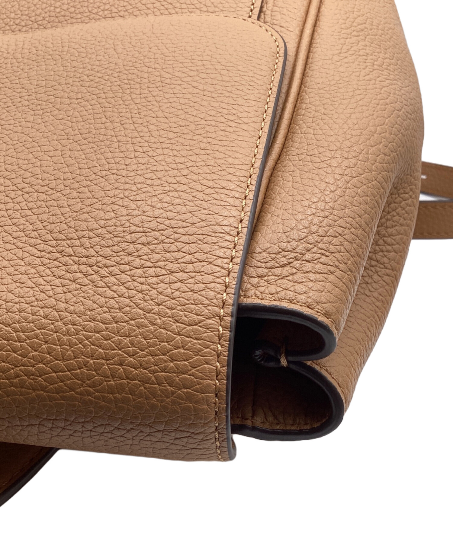 中古・古着通販】TORY BURCH (トリーバーチ) レザーリュック ベージュ 