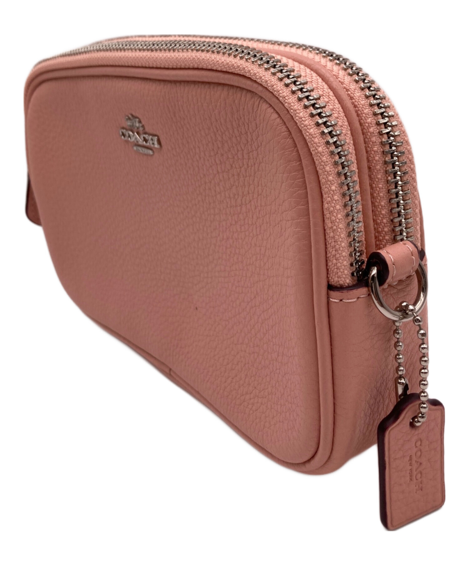 中古・古着通販】COACH (コーチ) チェーンショルダーバッグ ピンク
