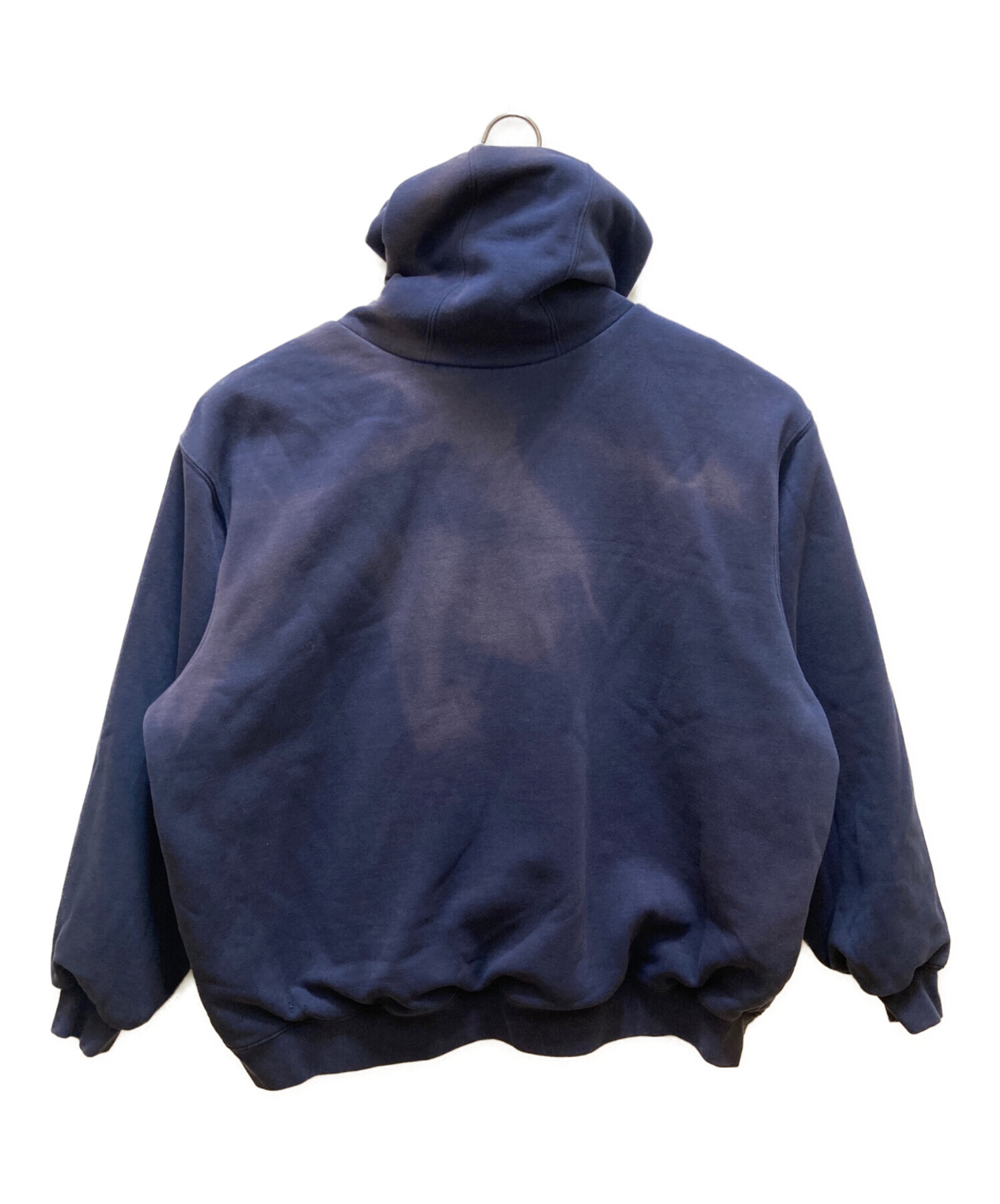 ビンテージ カーハート ナス紺 パーカー 90s フェード Carhartt 中古・古着通販】CarHartt (カーハート) ダブルフェイスプルオーバー