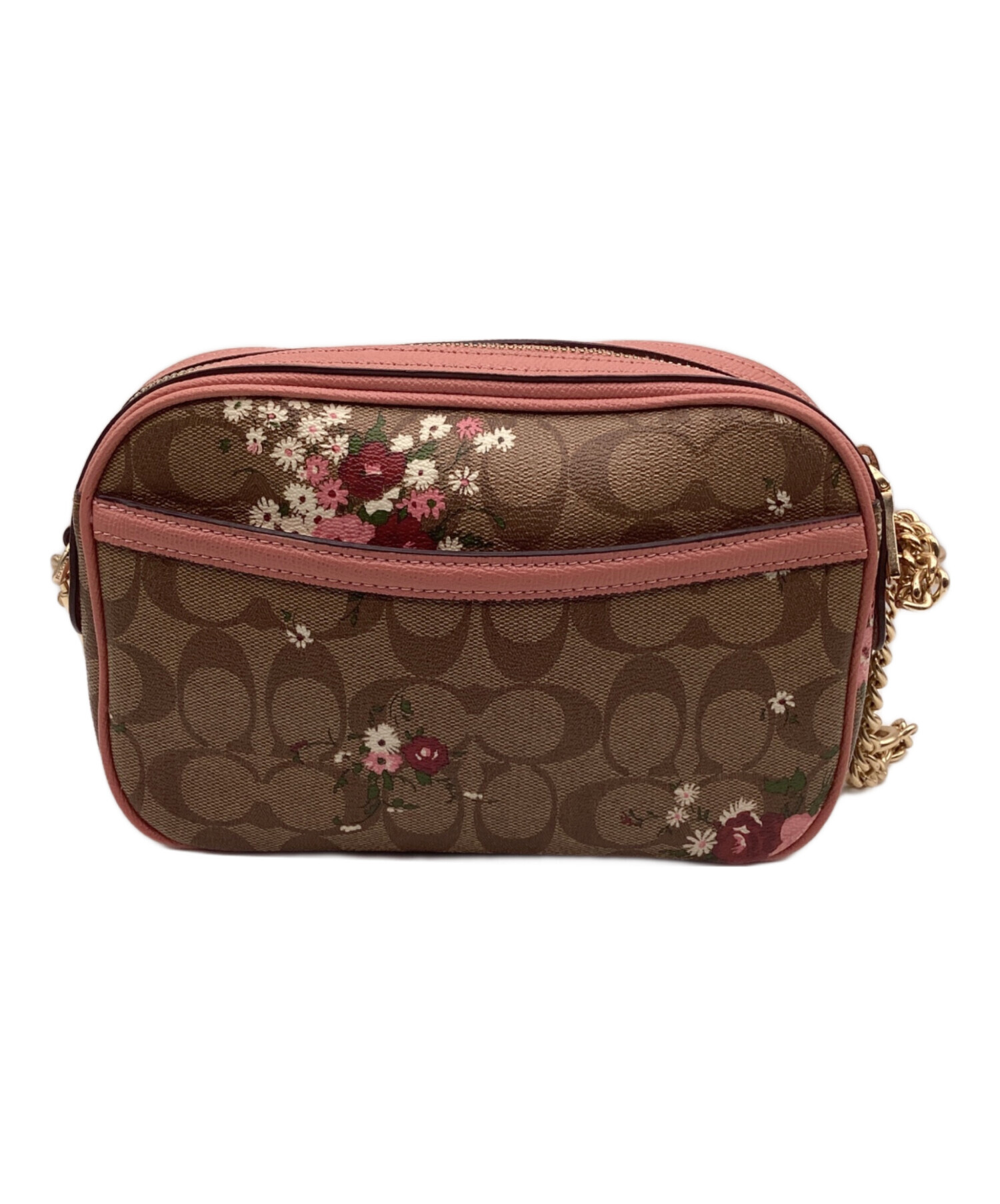 【超美品】コーチ テレインパック スリング 花柄 ボディバッグ F59302 中古・古着通販】COACH (コーチ) シグネチャー 花柄 ショルダーバッグ
