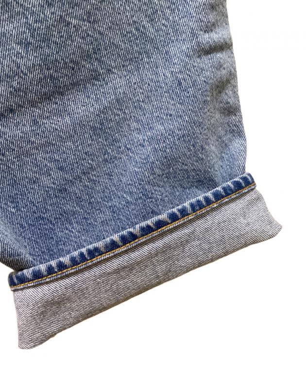 週末までsupreme テキストバギーデニムパンツ 中古・古着通販】Supreme (シュプリーム) バックロゴ刺繍 バギーデニム
