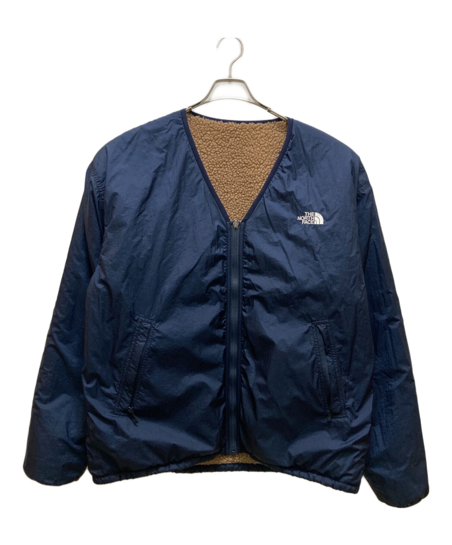 THE NORTH FACE Play限定 アルパインライトカーディガン 紺色 中古・古着通販】THE NORTH FACE (ザ ノース フェイス) リバーシブル