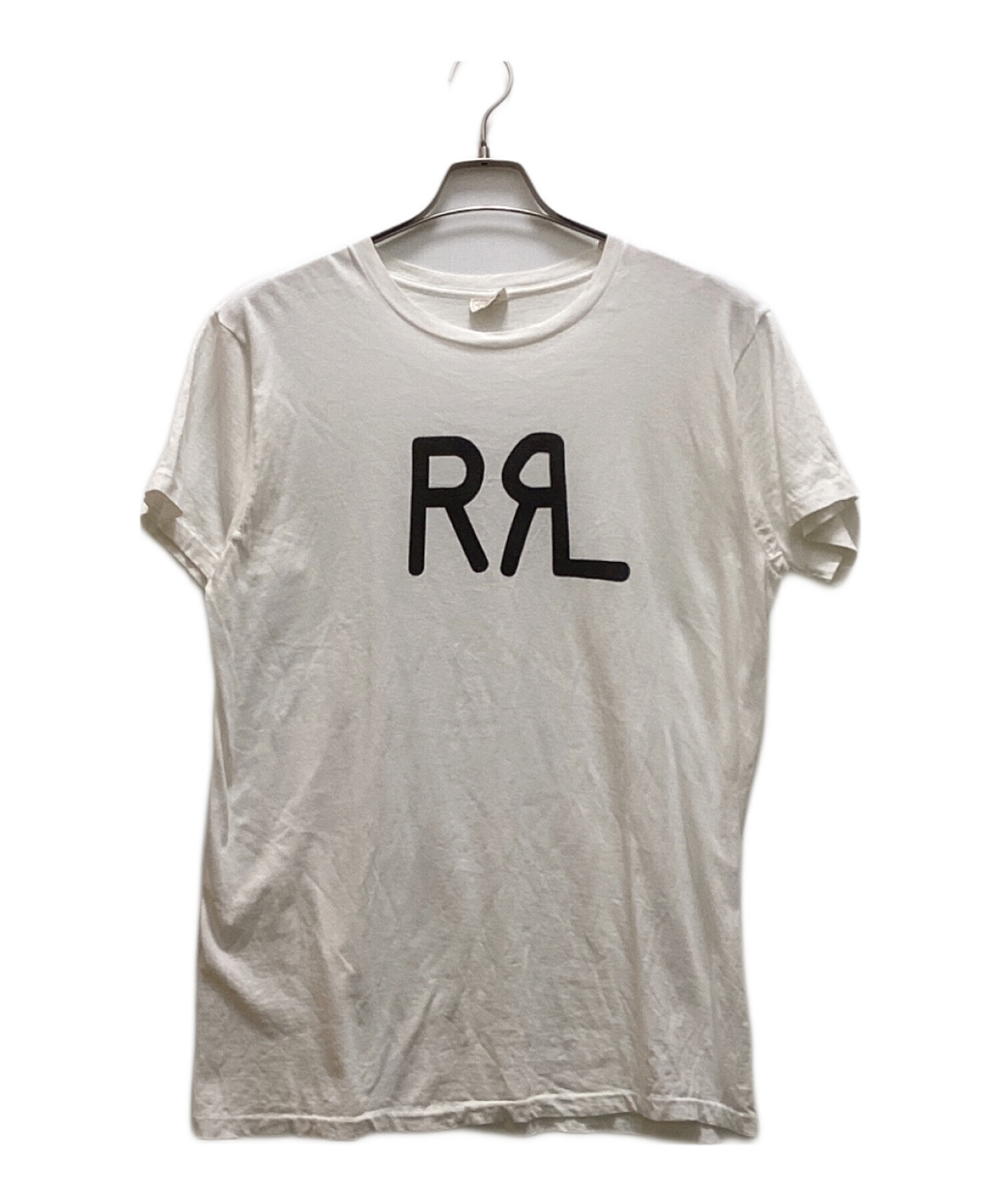 中古・古着通販】RRL (ダブルアールエル) ロゴTシャツ ホワイト サイズ