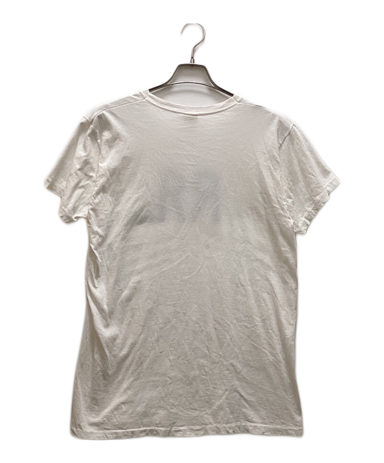 未使用新品　ホワイト Tシャツ　Ｌサイズ　ダブルロゴ 中古・古着通販】RRL (ダブルアールエル) ロゴTシャツ ホワイト サイズ
