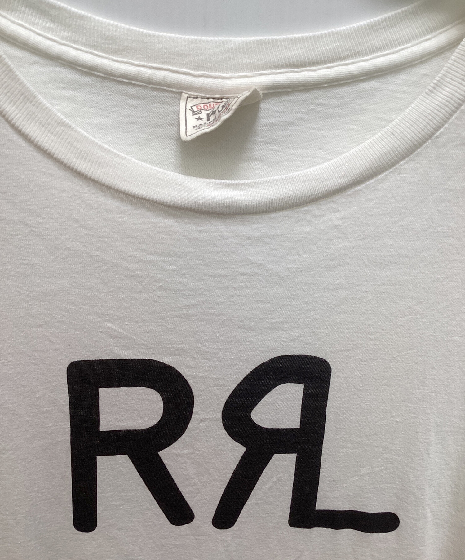 中古・古着通販】RRL (ダブルアールエル) ロゴTシャツ ホワイト サイズ