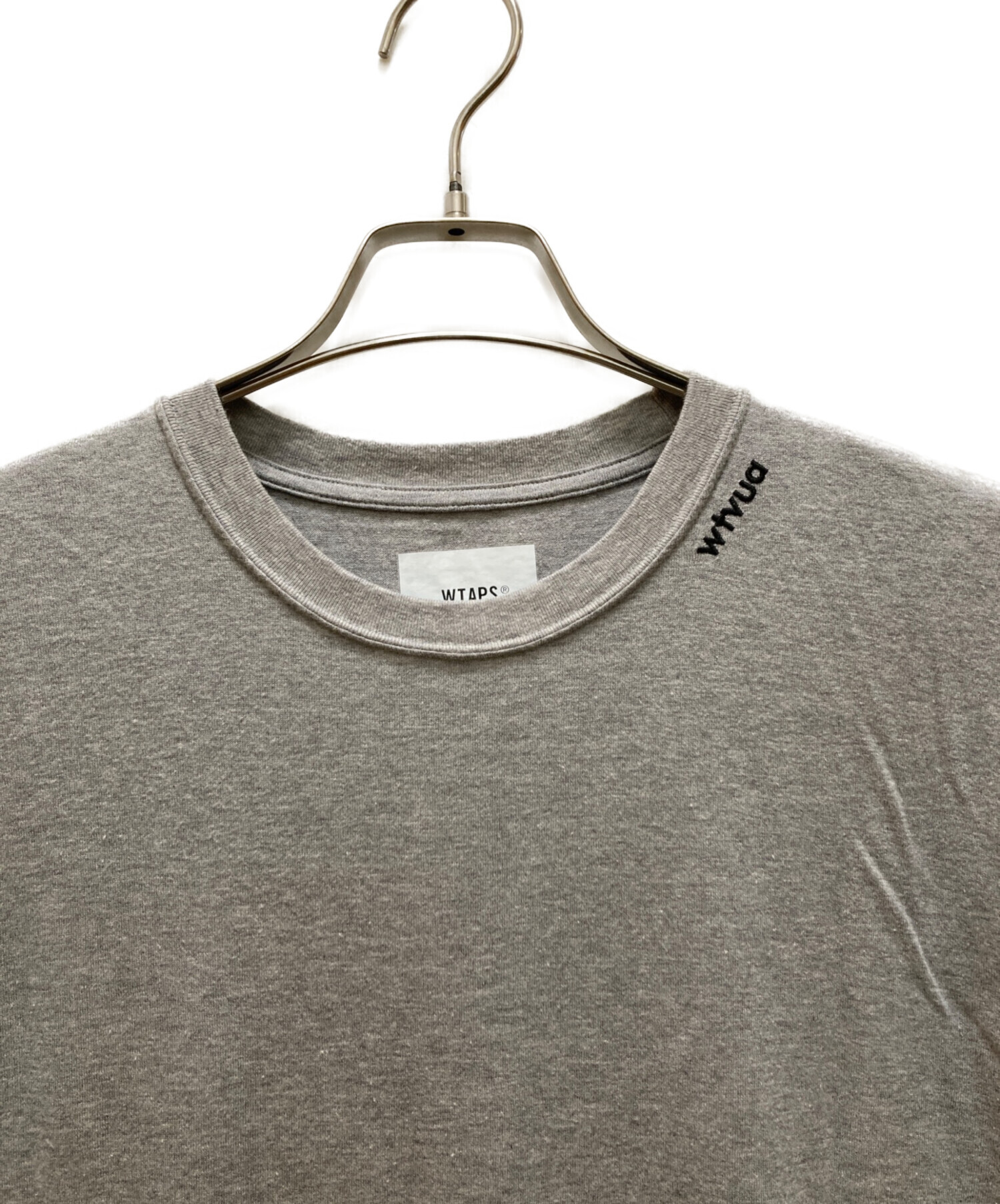 中古・古着通販】WTAPS (ダブルタップス) WTVUA/SS/COTTON グレー 