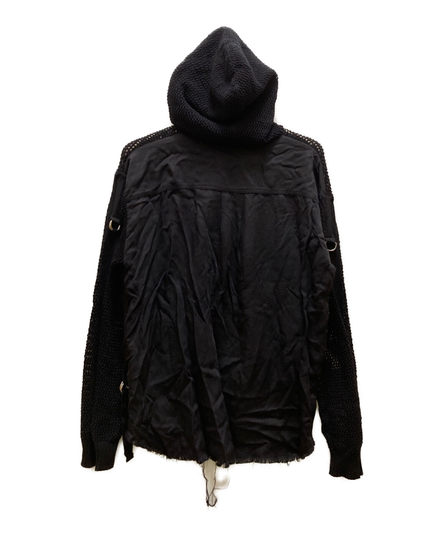 中古・古着通販】DIESEL (ディーゼル) フード付きメッシュジップアップ