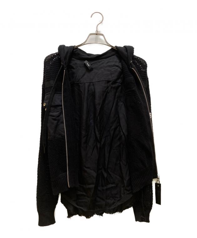 中古・古着通販】DIESEL (ディーゼル) フード付きメッシュジップアップ