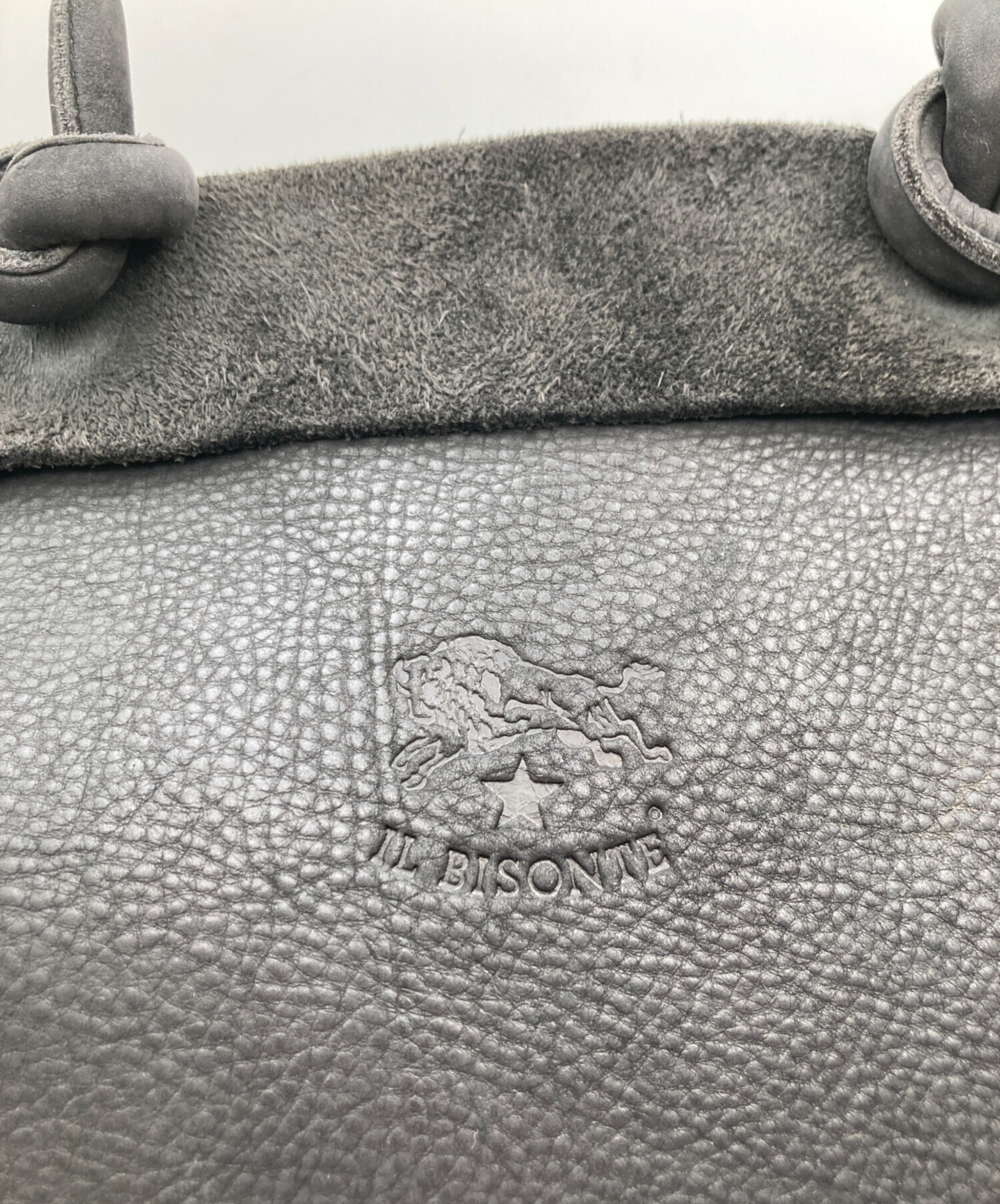 中古・古着通販】IL BISONTE (イル ビゾンテ) スウェード切替レザー 