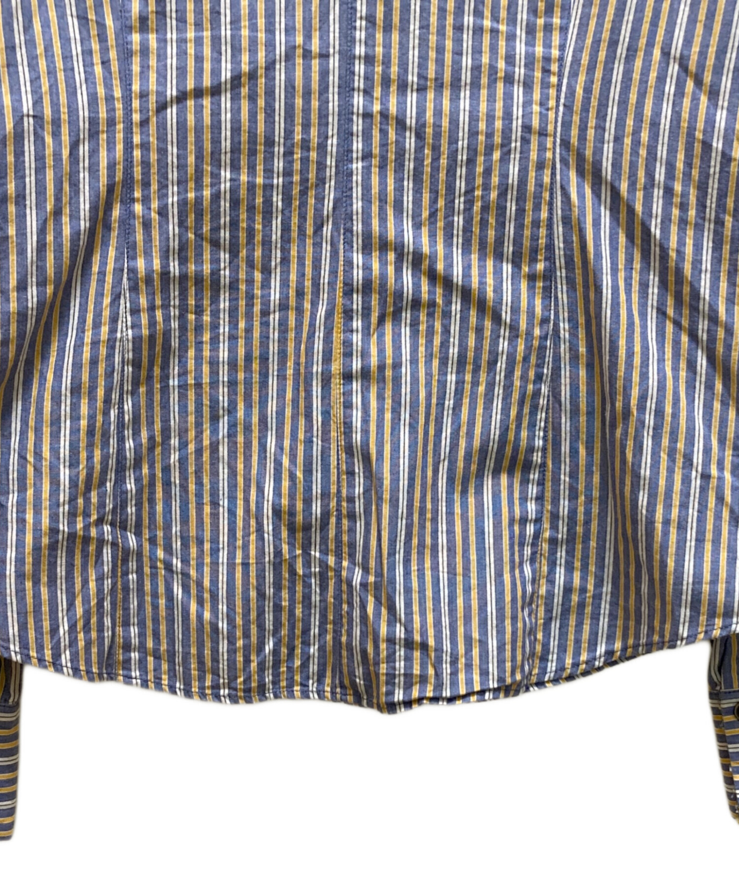BURBERRY BLUE LABEL ワンピース フリル ストライプ 36 BURBERRY BLUE