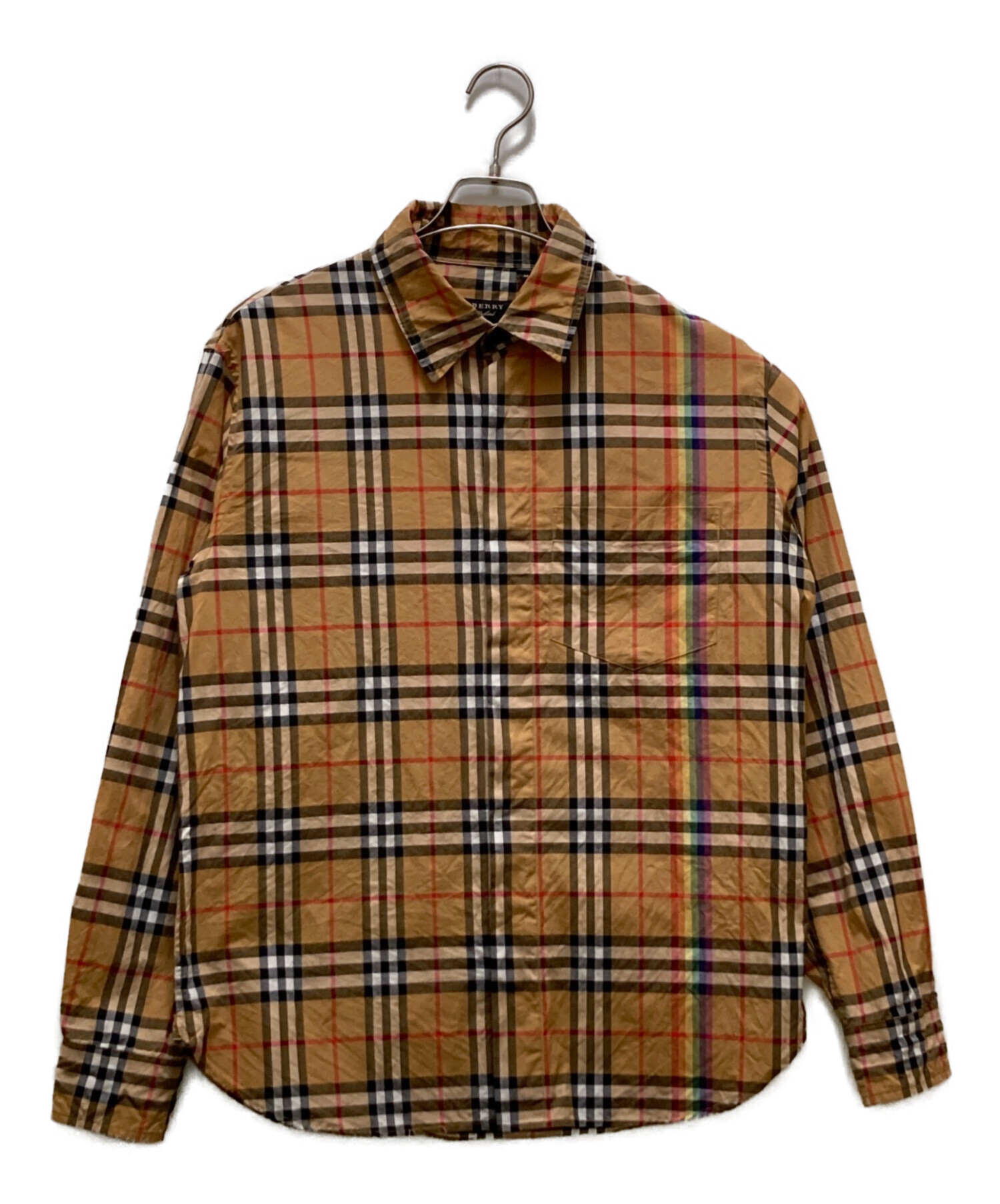 中古・古着通販】BURBERRY (バーバリー) レインボーノバチェックシャツ