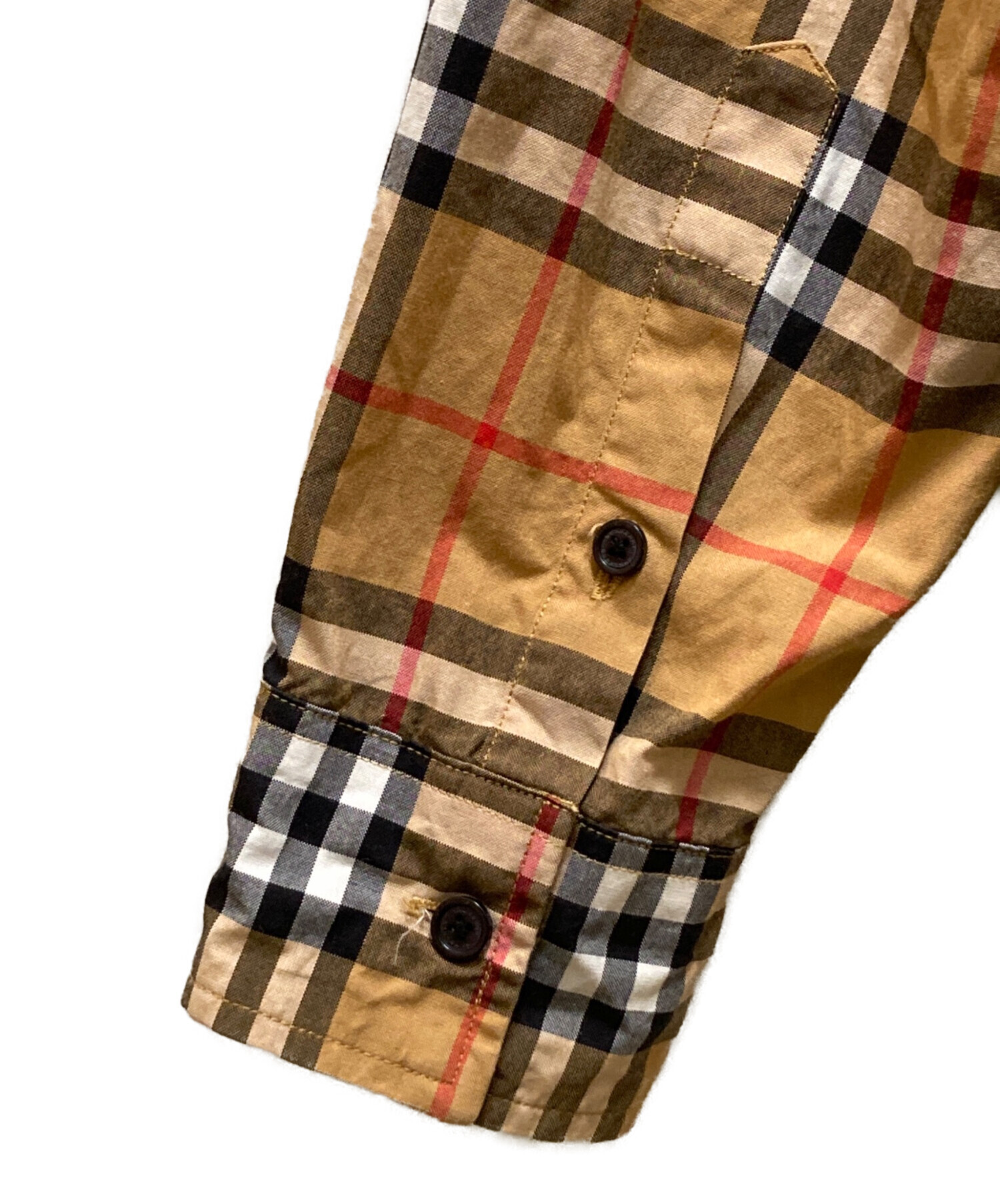 中古・古着通販】BURBERRY (バーバリー) レインボーノバチェックシャツ