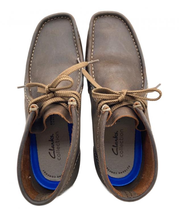 中古・古着通販】CLARKS (クラークス) シェイカー ブーツ ブラウン