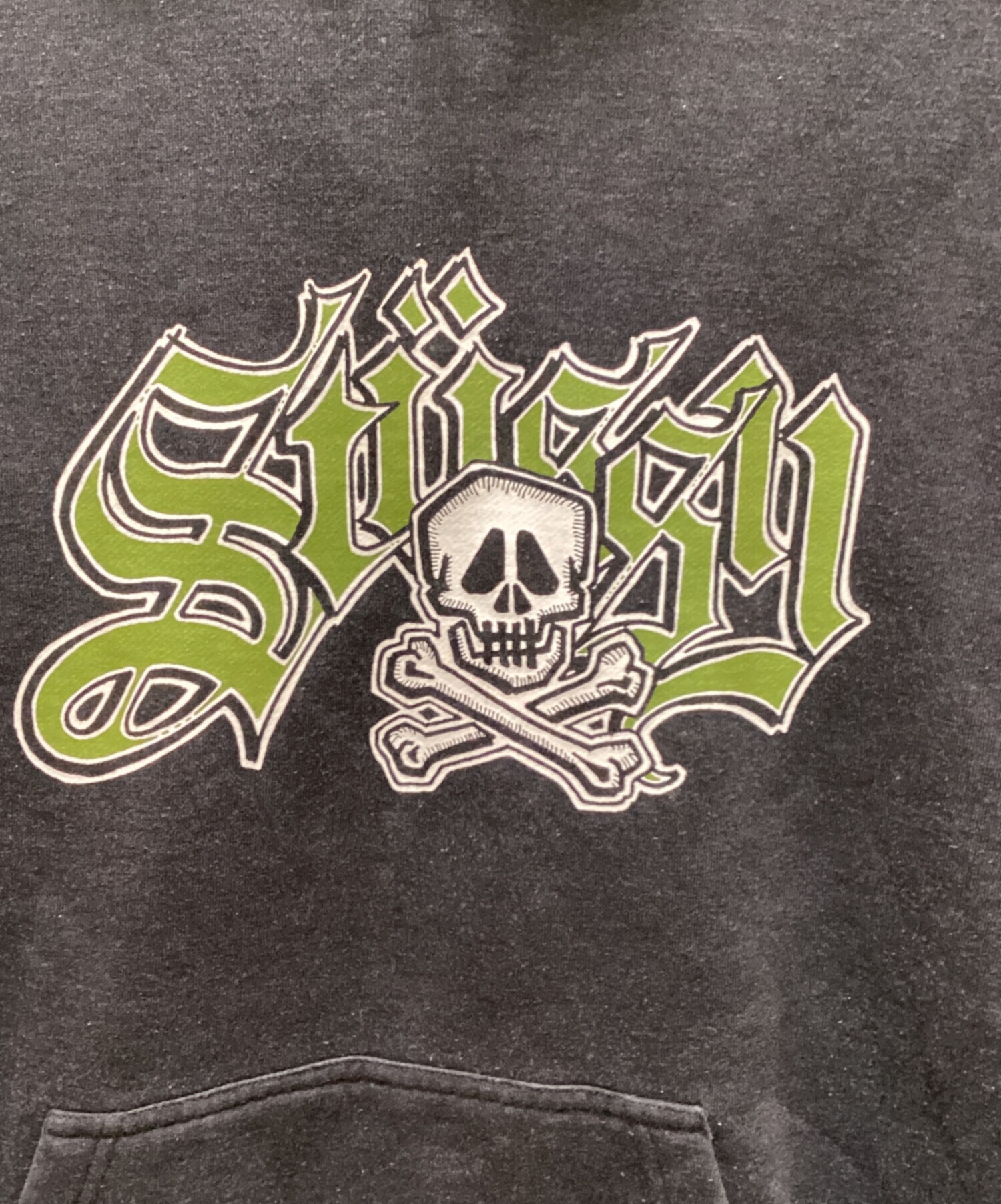 中古・古着通販】stussy (ステューシー) スカルロゴプルオーバー