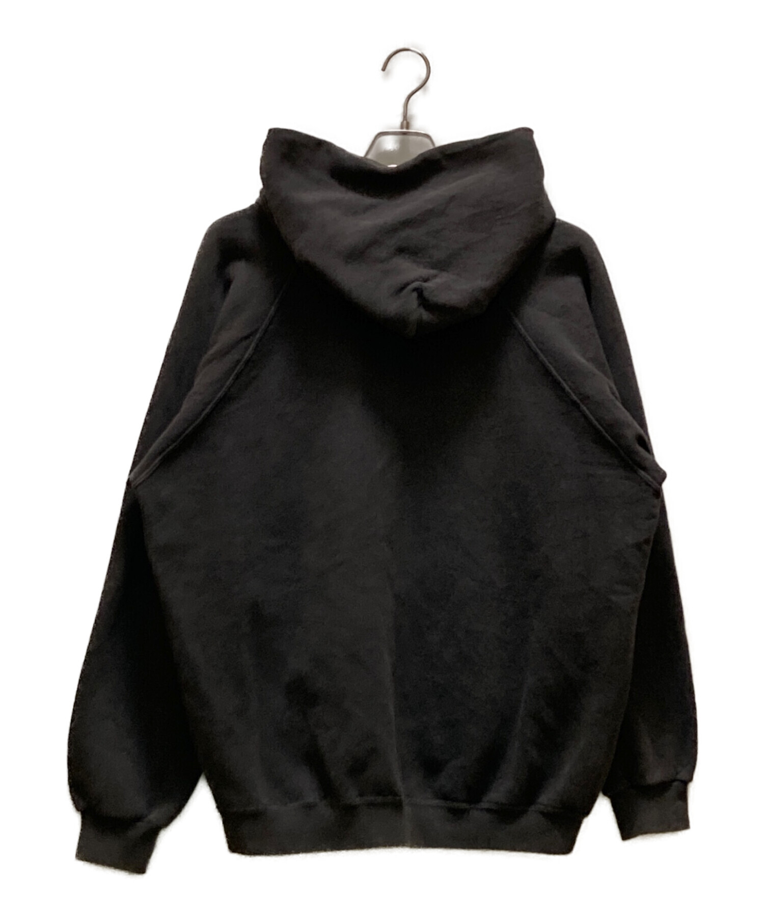 美品 80s adidas トレフォイル パーカー ブラック M 元ネタ USA 中古・古着通販】adidas (アディダス) ヴィンテージトレフォイルロゴ