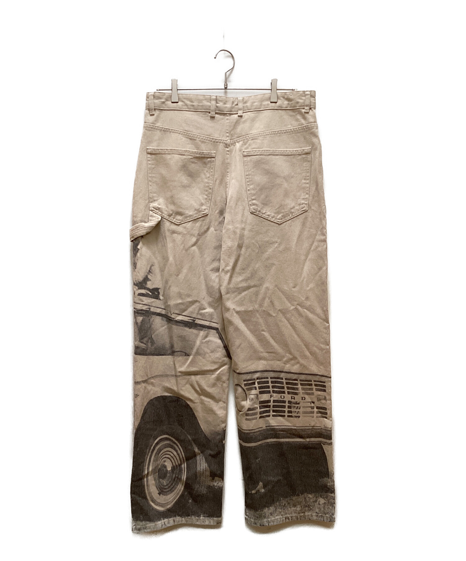 Zara &ford 42サイズデニムパンツ 中古・古着通販】ZARA (ザラ) Ford (フォード) コラボバギーフィット