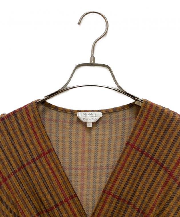 中古・古着通販】MaxMara (マックスマーラ) カシュクールワンピース