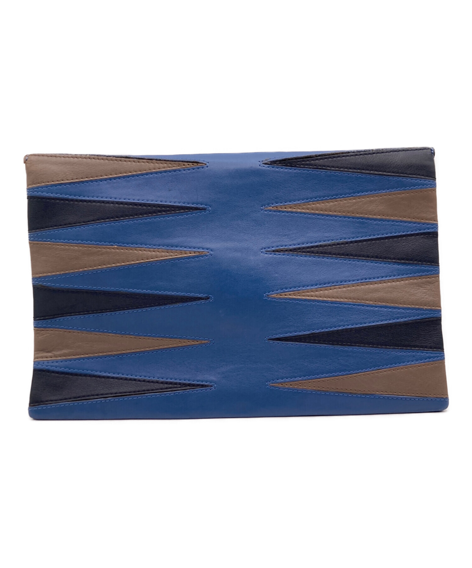 【週末セール】ANYA HINDMARCH クラッチバッグ 中古・古着通販】ANYA HINDMARCH (アニヤ・ハインドマーチ) レザー