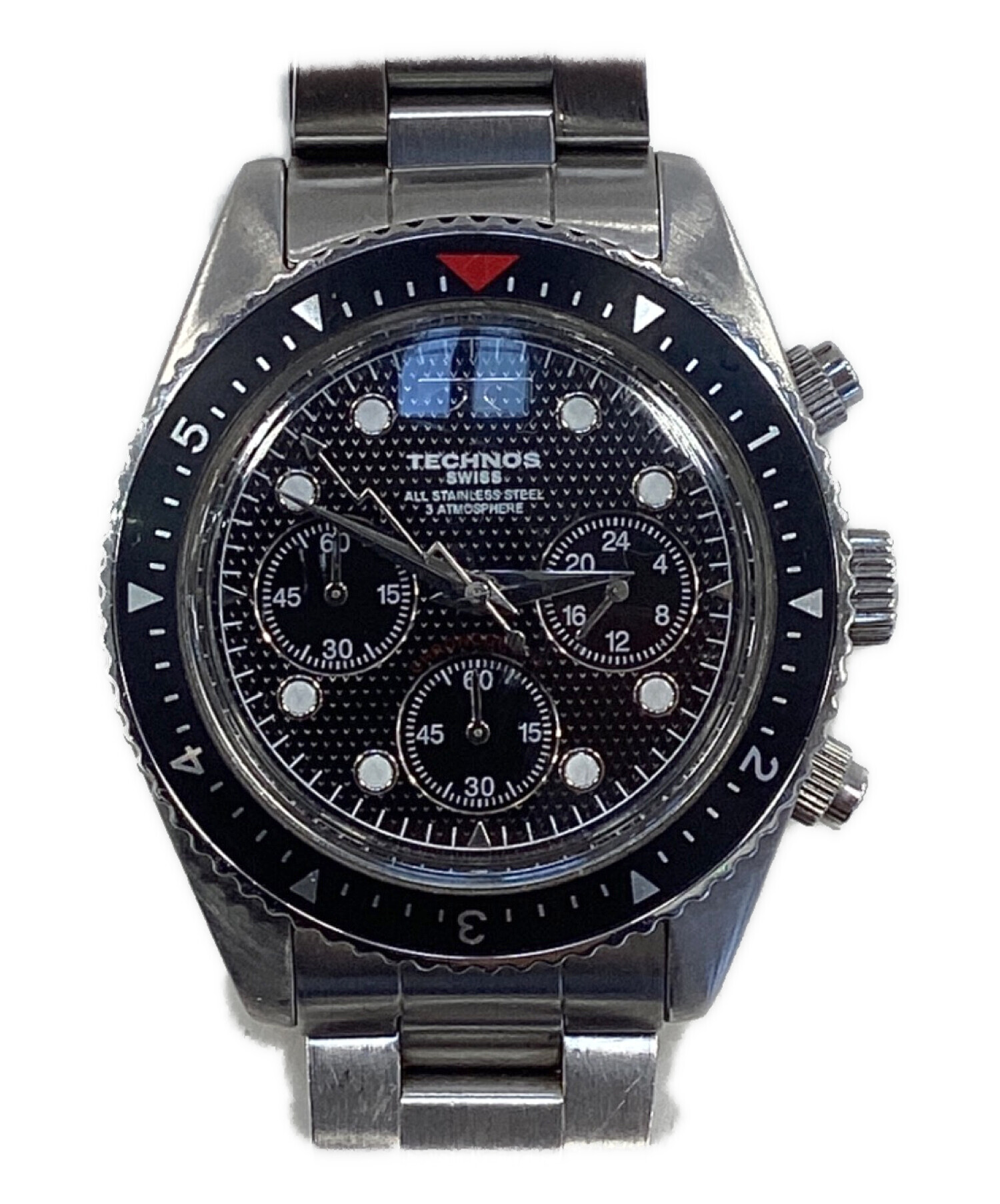中古・古着通販】TECHNOS (テクノス) クォーツ式クロノグラフ 腕時計
