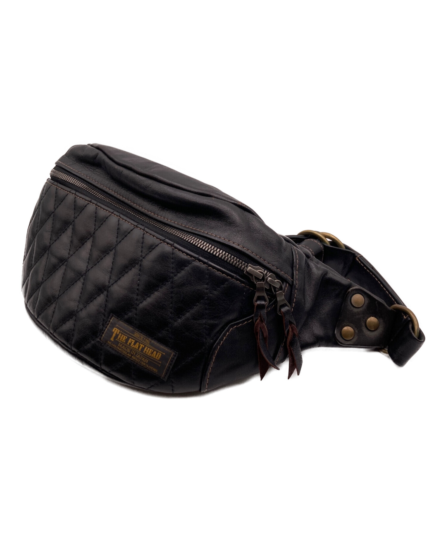フラットヘッド　フラットヘッドボディバッグ 中古・古着通販】THE FLAT HEAD (ザ・フラットヘッド) ホースハイド