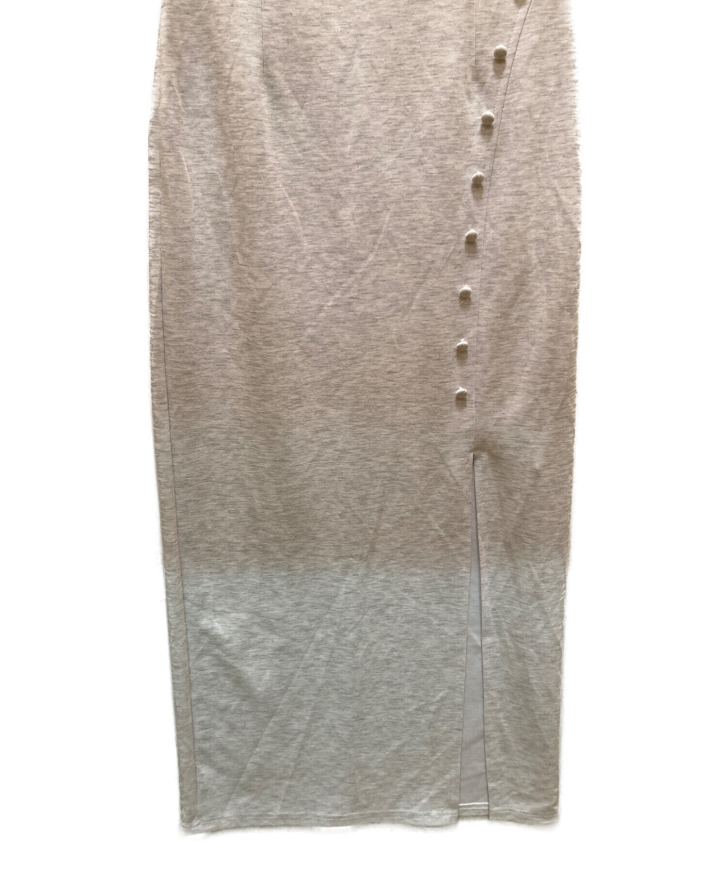 中古・古着通販】and mary (アンドマリー) Karen logo dress グレー 