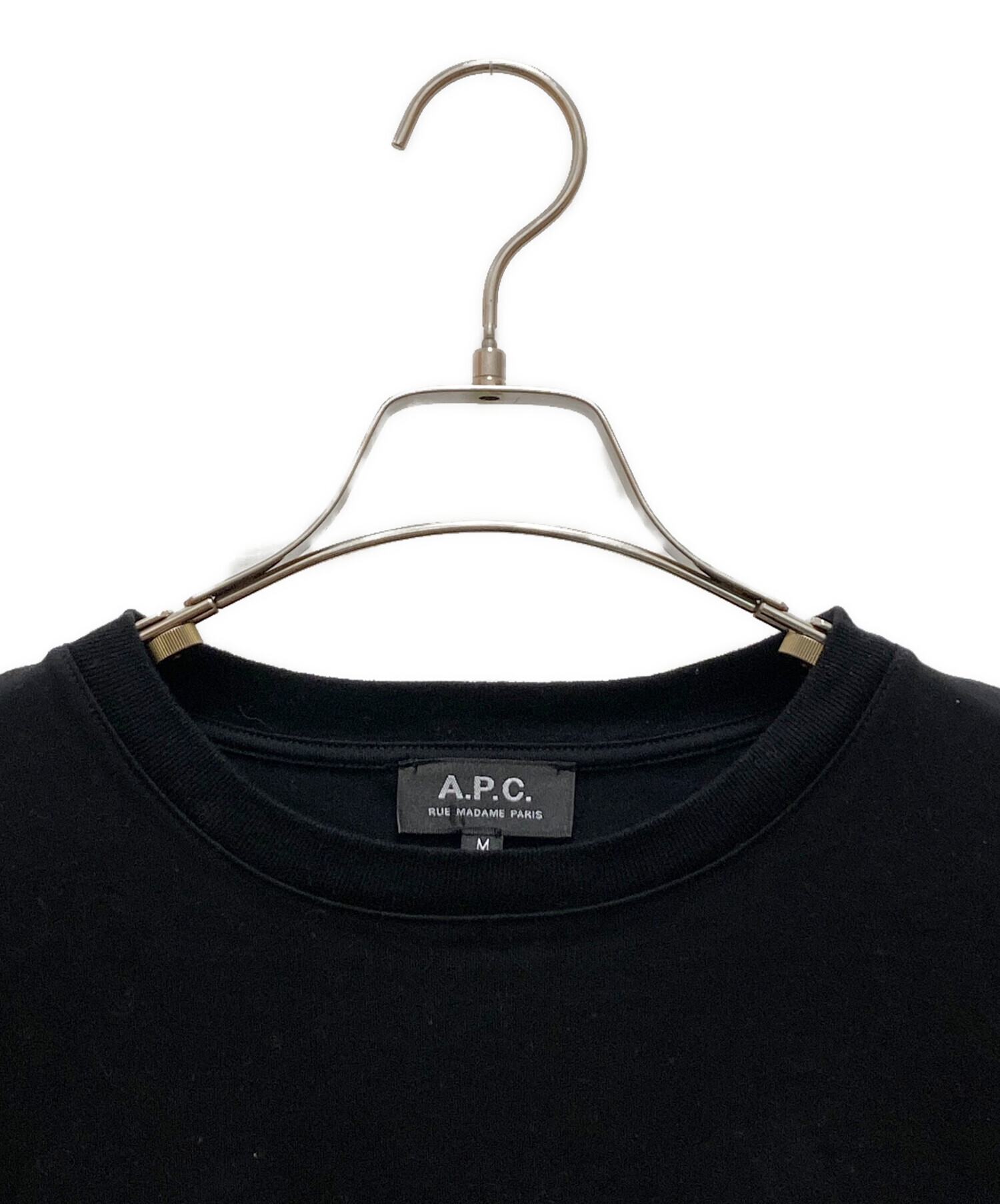 中古・古着通販】A.P.C. (アーペーセー) Rue Madame Tシャツ ブラック