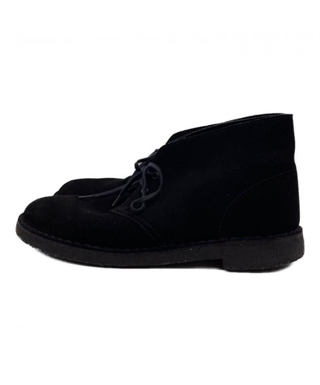 中古・古着通販】CLARKS (クラークス) デザートブーツ ブラック サイズ