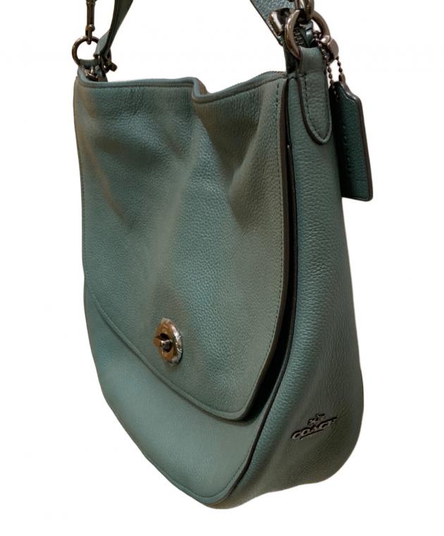 中古・古着通販】COACH (コーチ) 2WAYショルダーバッグ グリーン