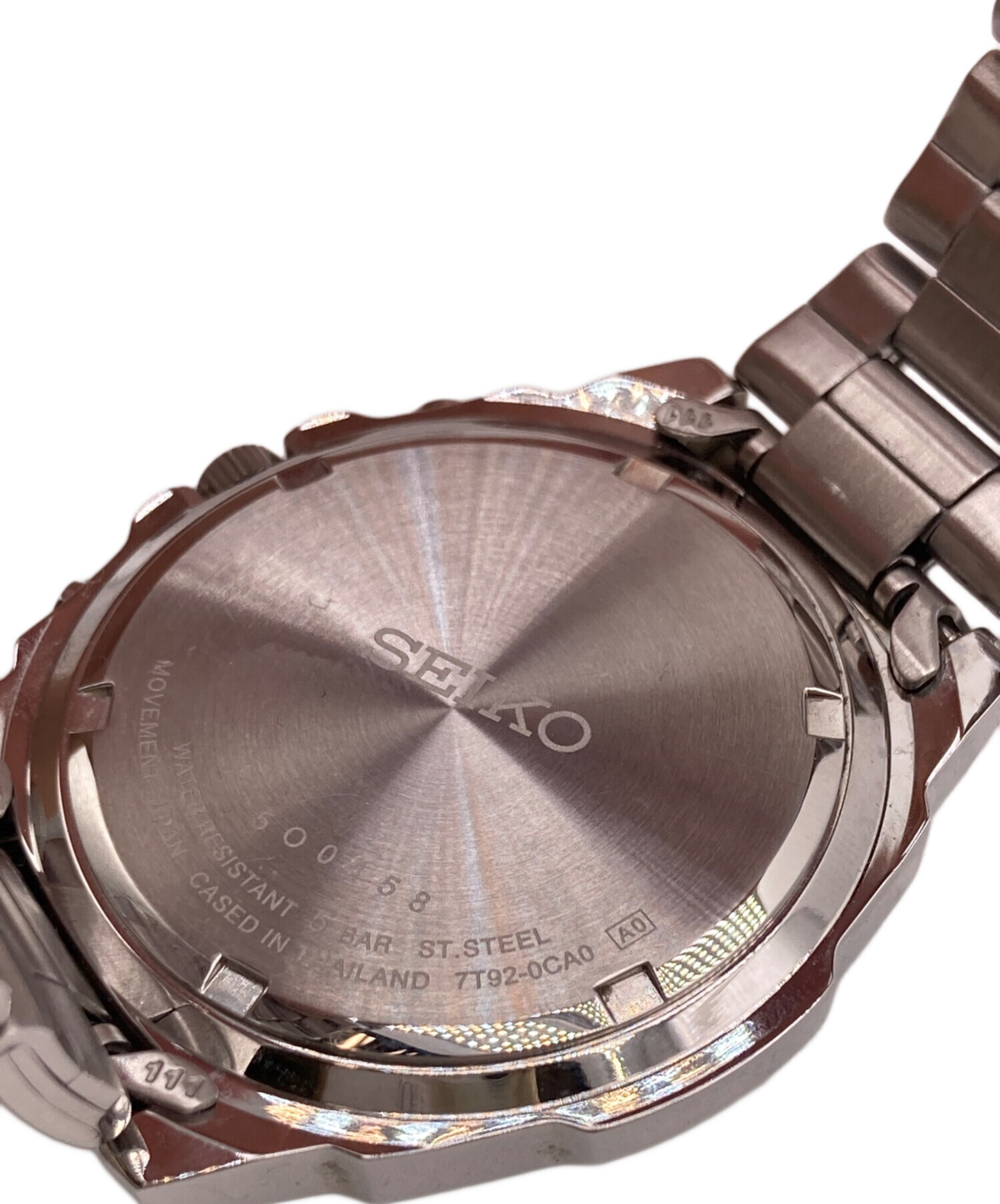 中古・古着通販】SEIKO (セイコー) クロノグラフ シルバー｜ブランド