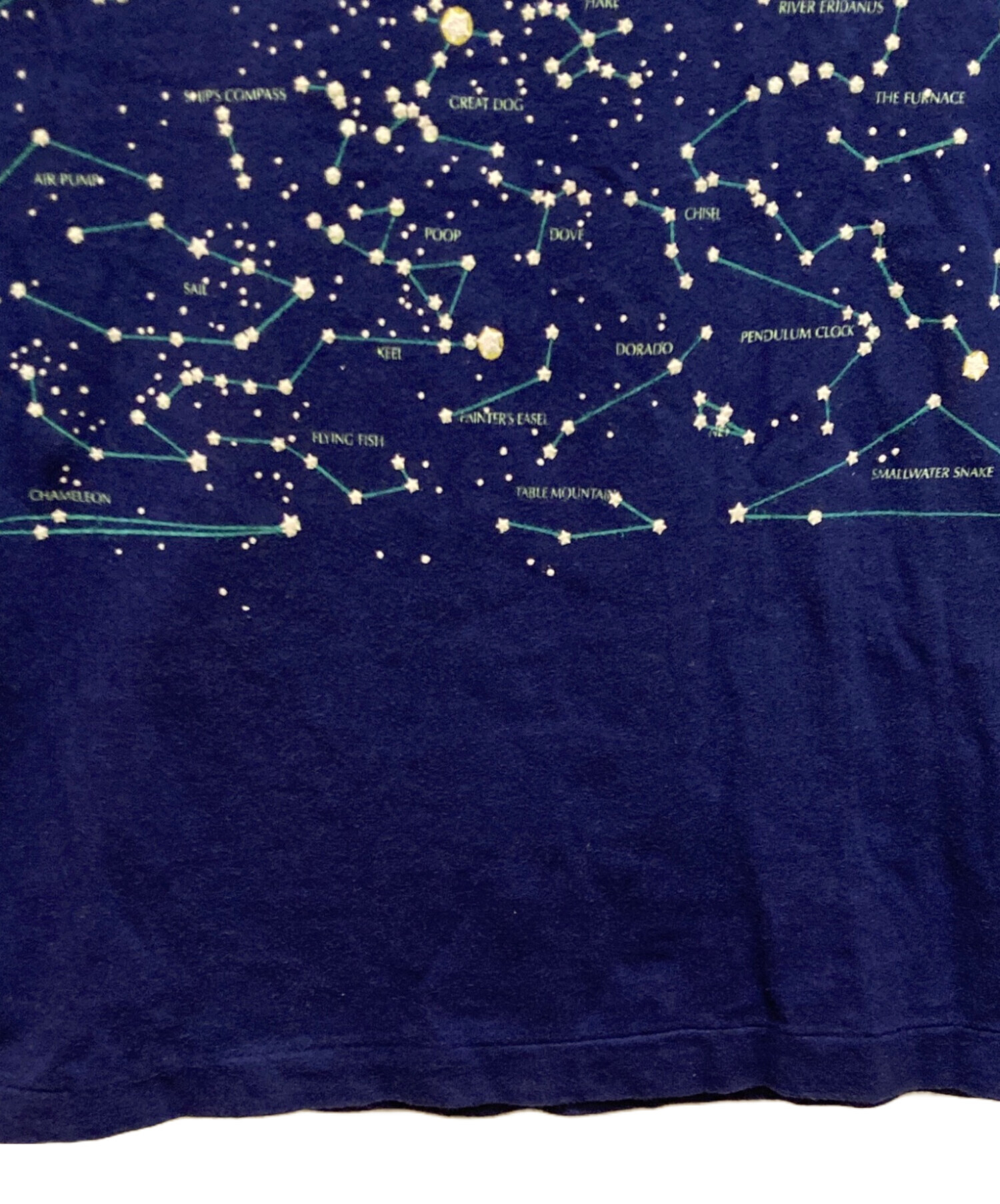 90s 星座 天体図 Tシャツ Hanes USA製 L シングルステッチ 中古・古着通販】Hanes (ヘインズ) 90S 星座Tシャツ ブルー サイズ:M
