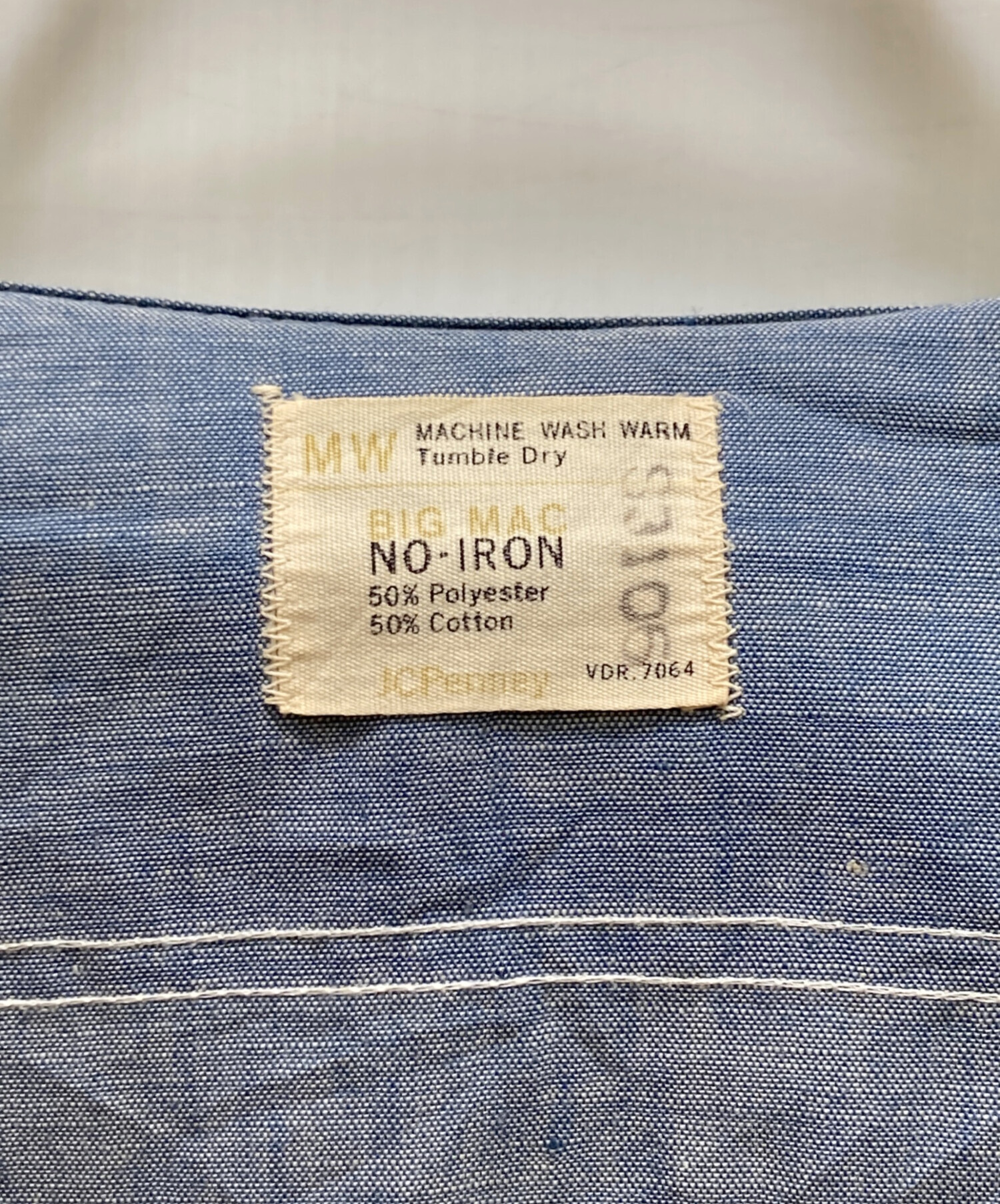 中古・古着通販】big mac (ビッグマック) 70Sシャンブレーシャツ 