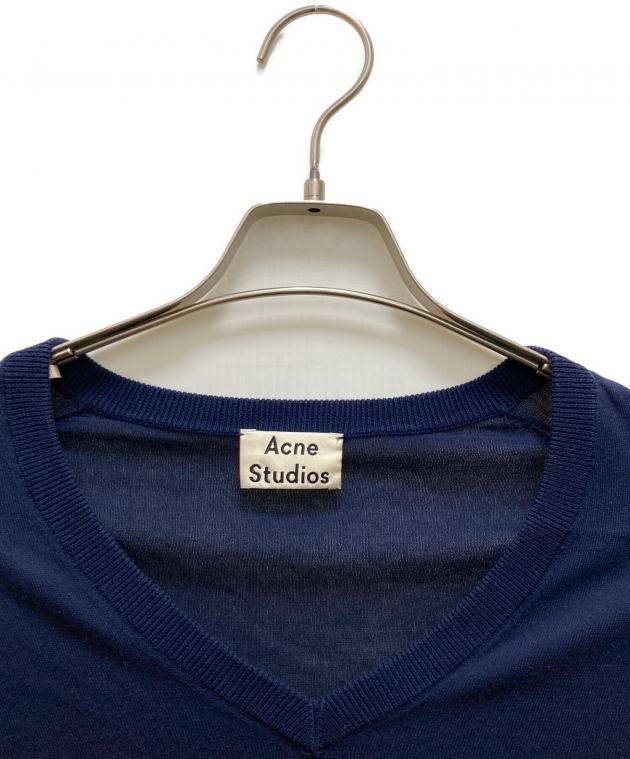 定価約4万 Acne Studios ブルーニット S 中古・古着通販】Acne studios (アクネ ストゥディオズ) Vネックニット