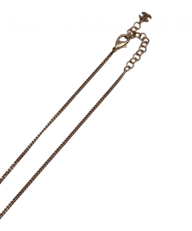 中古・古着通販】CHANEL (シャネル) ドックタグネックレス ゴールド