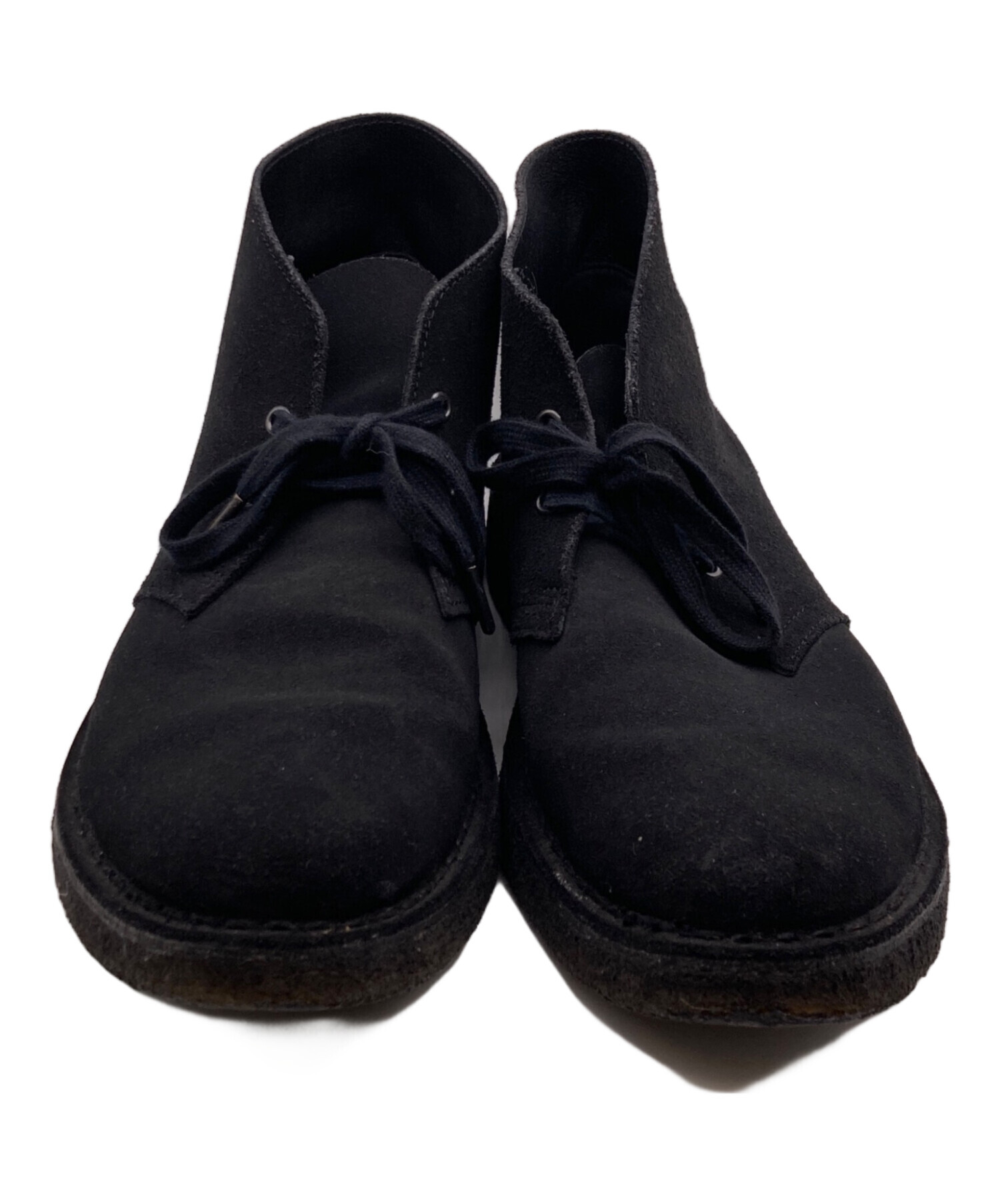 中古　Clarks◆シューズ/BLK 中古・古着通販】CLARKS (クラークス) デザートブーツ ブラック サイズ