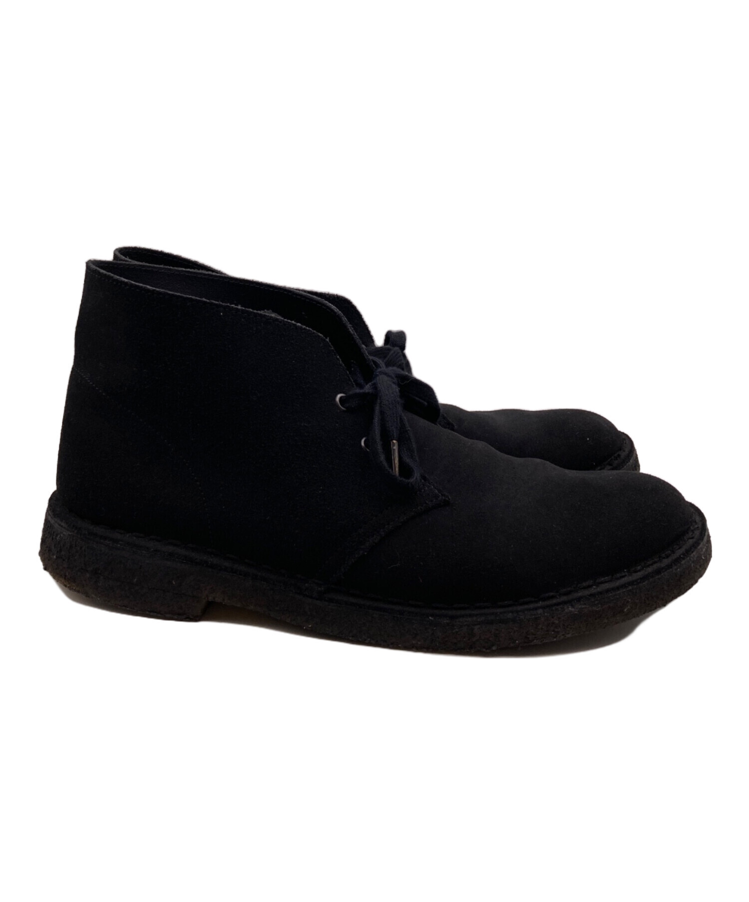 中古・古着通販】CLARKS (クラークス) デザートブーツ ブラック サイズ