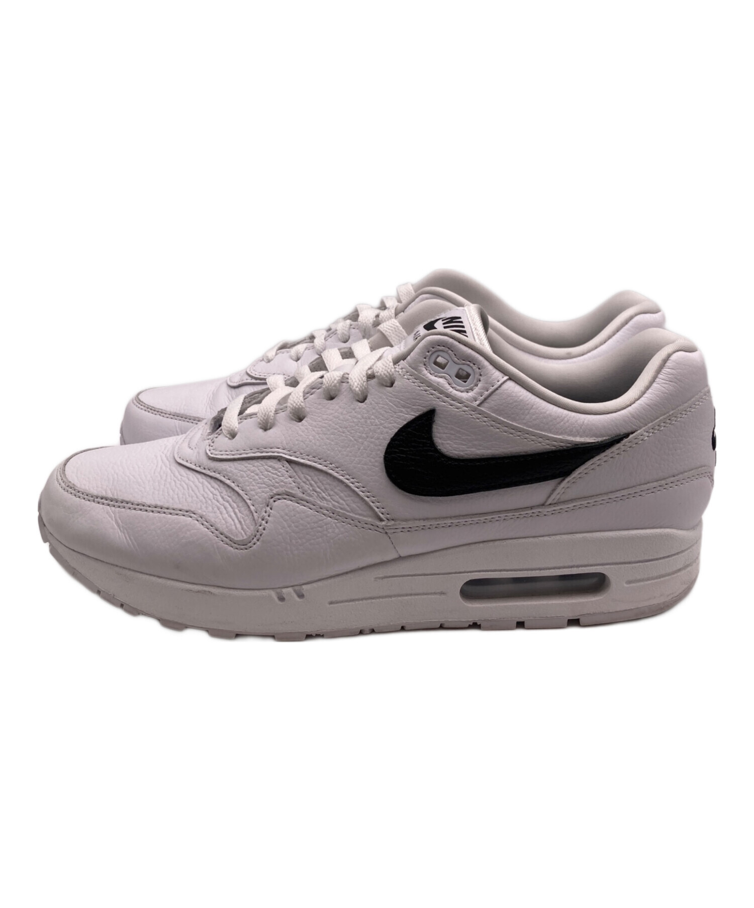 美品中古NIKEスニーカー 中古・古着通販】NIKE (ナイキ) エアマックス1 BY YOU ホワイト サイズ