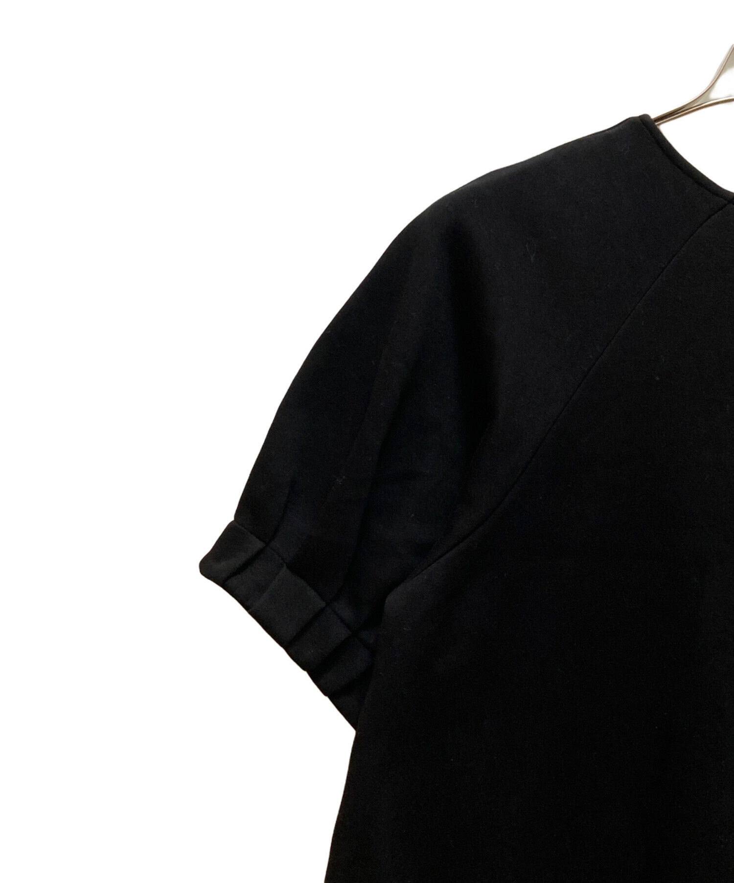 中古・古着通販】CLANE (クラネ) TUCK SLEEVE ONE PIECE ブラック