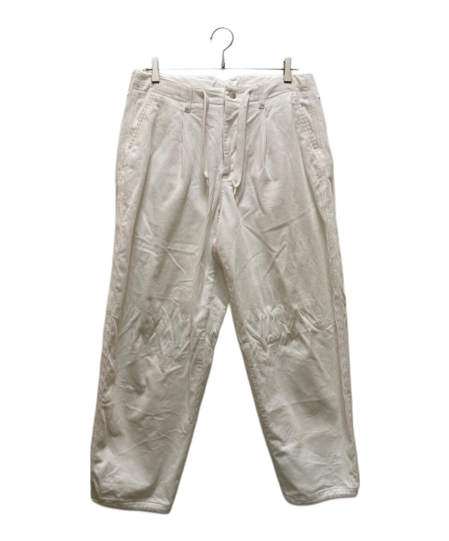 エンポリオアルマーニ コーデュロイ テーパードパンツ ストライプ ボタンフライ 中古・古着通販】EMPORIO ARMANI (エンポリオ アルマーニ) 1タック