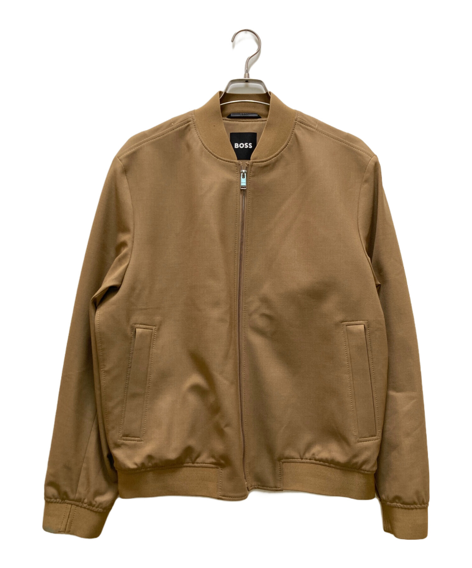 BOSS テックウールジャケット 中古・古着通販】BOSS (ボス) TECH WOOL ボンバージャケット ブラウン