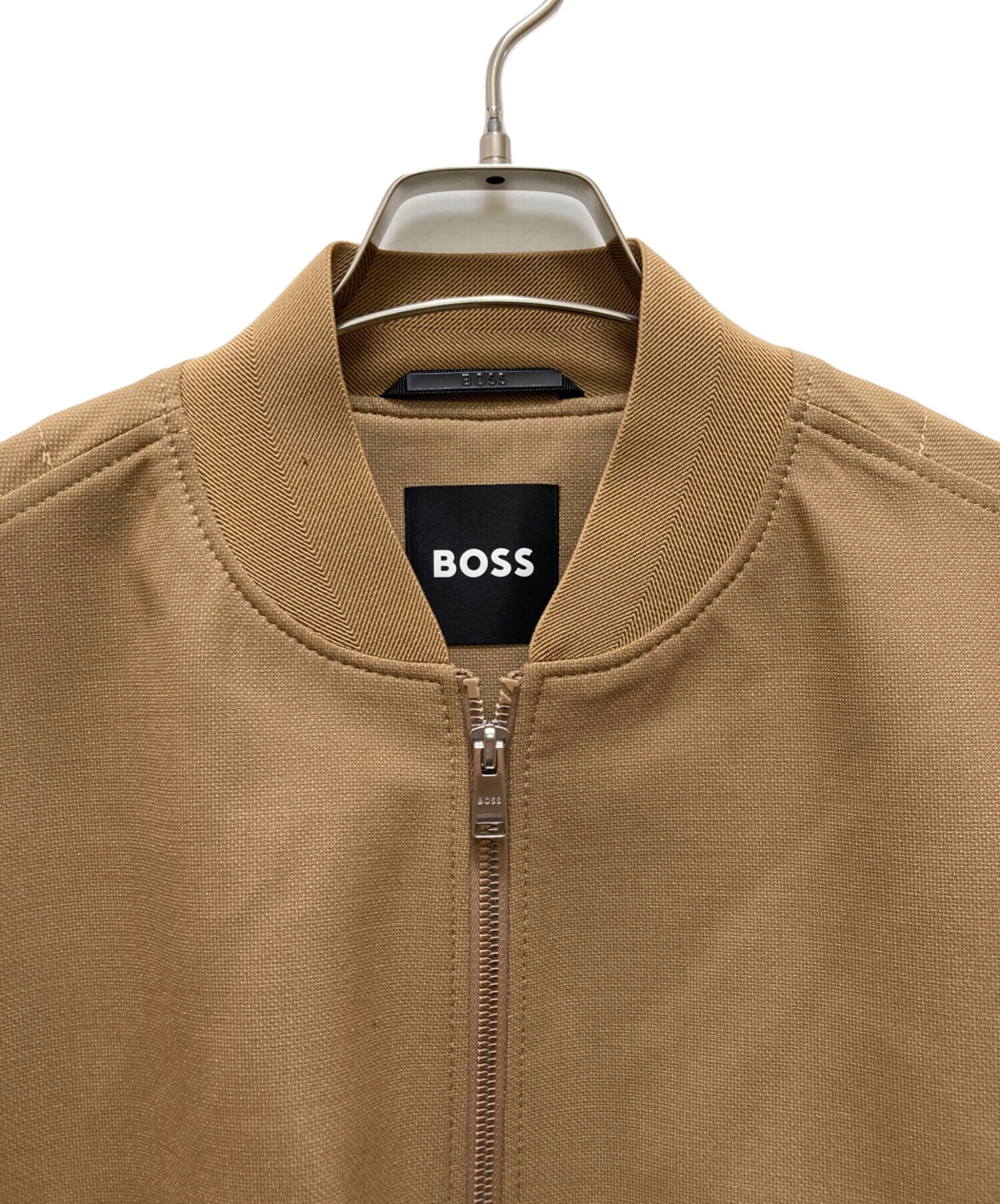 BOSS テックウールジャケット 中古・古着通販】BOSS (ボス) TECH WOOL ボンバージャケット ブラウン