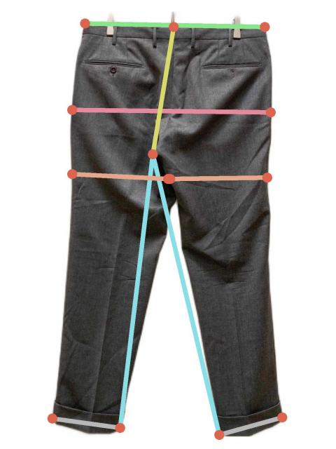 中古・古着通販】INCOTEX (インコテックス) Super 100's ウール